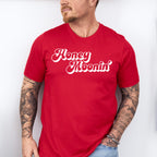 Honeymoonin' Black And White Design - Honeymoon Unisex Crewneck T-Shirt Sweatshirt Hoodie