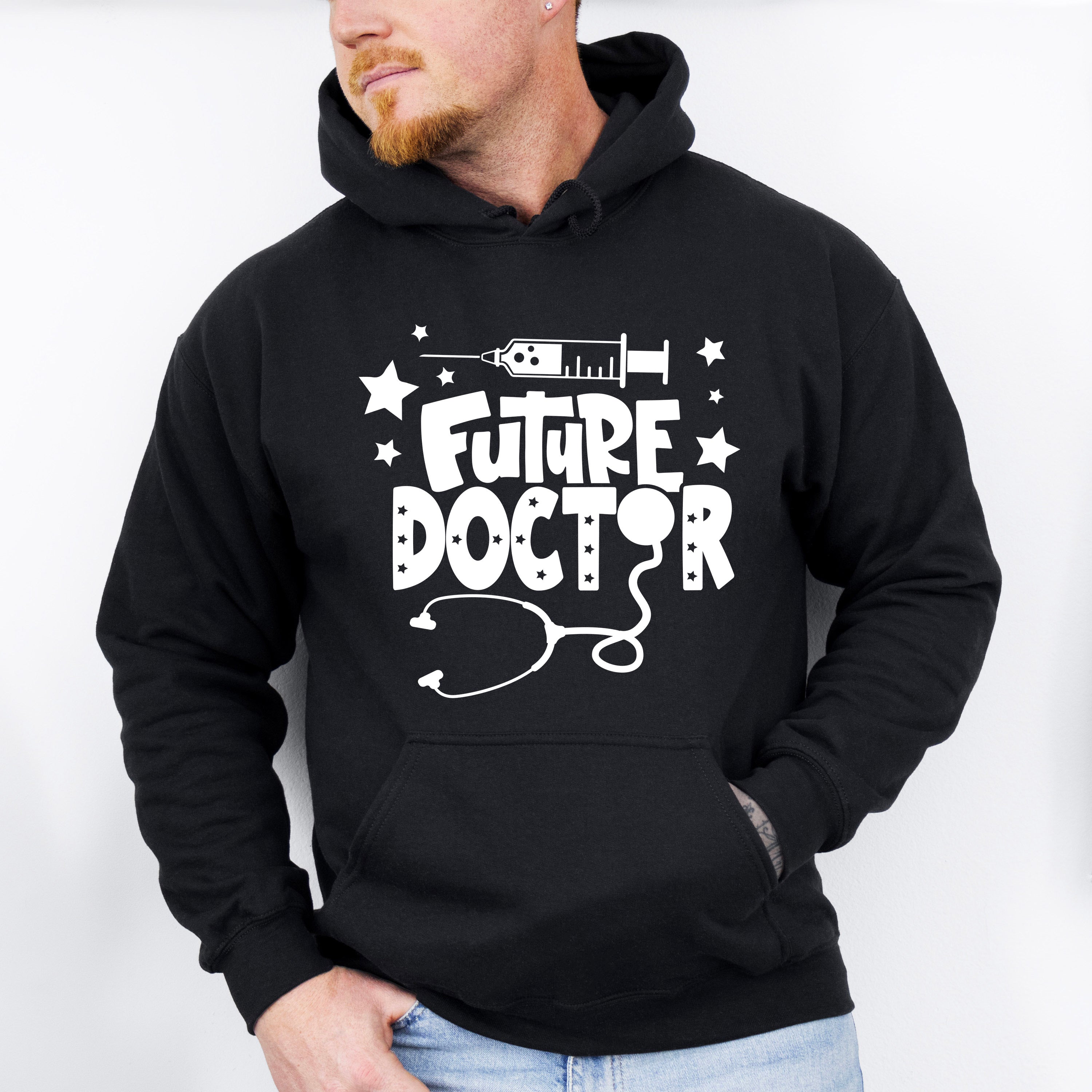 Future Doctor Syringe Design - Medical School Unisex Crewneck T-Shirt Sweatshirt Hoodie