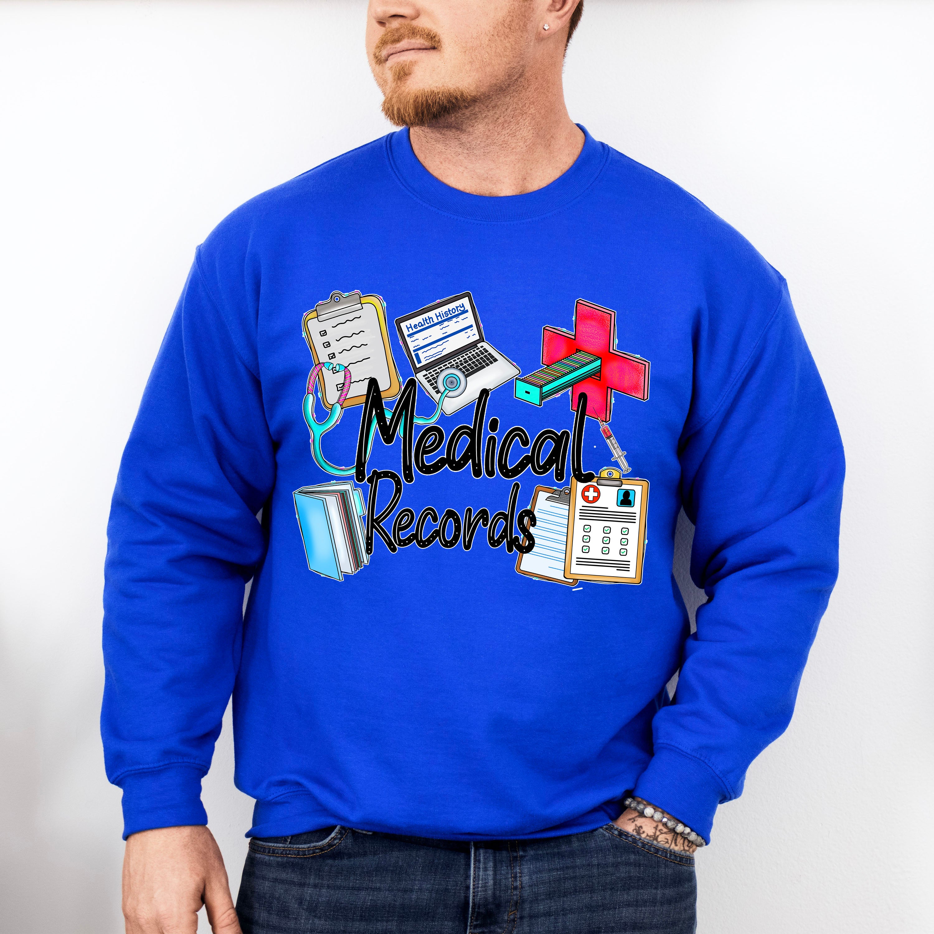 Medical Records - Medical School Unisex Crewneck T-Shirt Sweatshirt Hoodie
