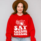 Say Cheese Camera Design - Photography Unisex Crewneck T-Shirt Sweatshirt Hoodie