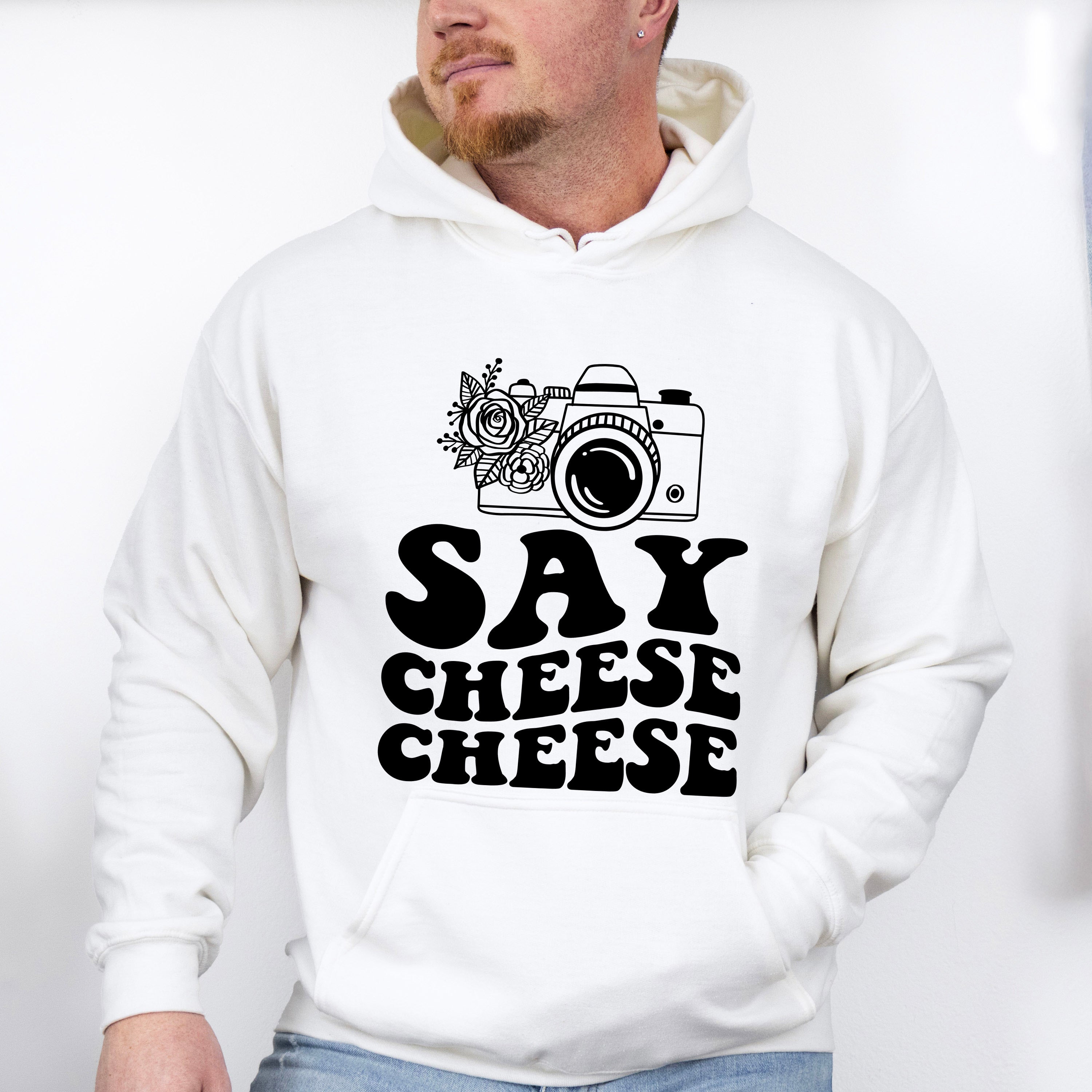 Say Cheese Camera Design - Photography Unisex Crewneck T-Shirt Sweatshirt Hoodie