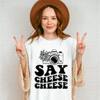 Say Cheese Camera Design - Photography Unisex Crewneck T-Shirt Sweatshirt Hoodie
