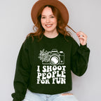 I Shoot People For Fun - Photography Unisex Crewneck T-Shirt Sweatshirt Hoodie