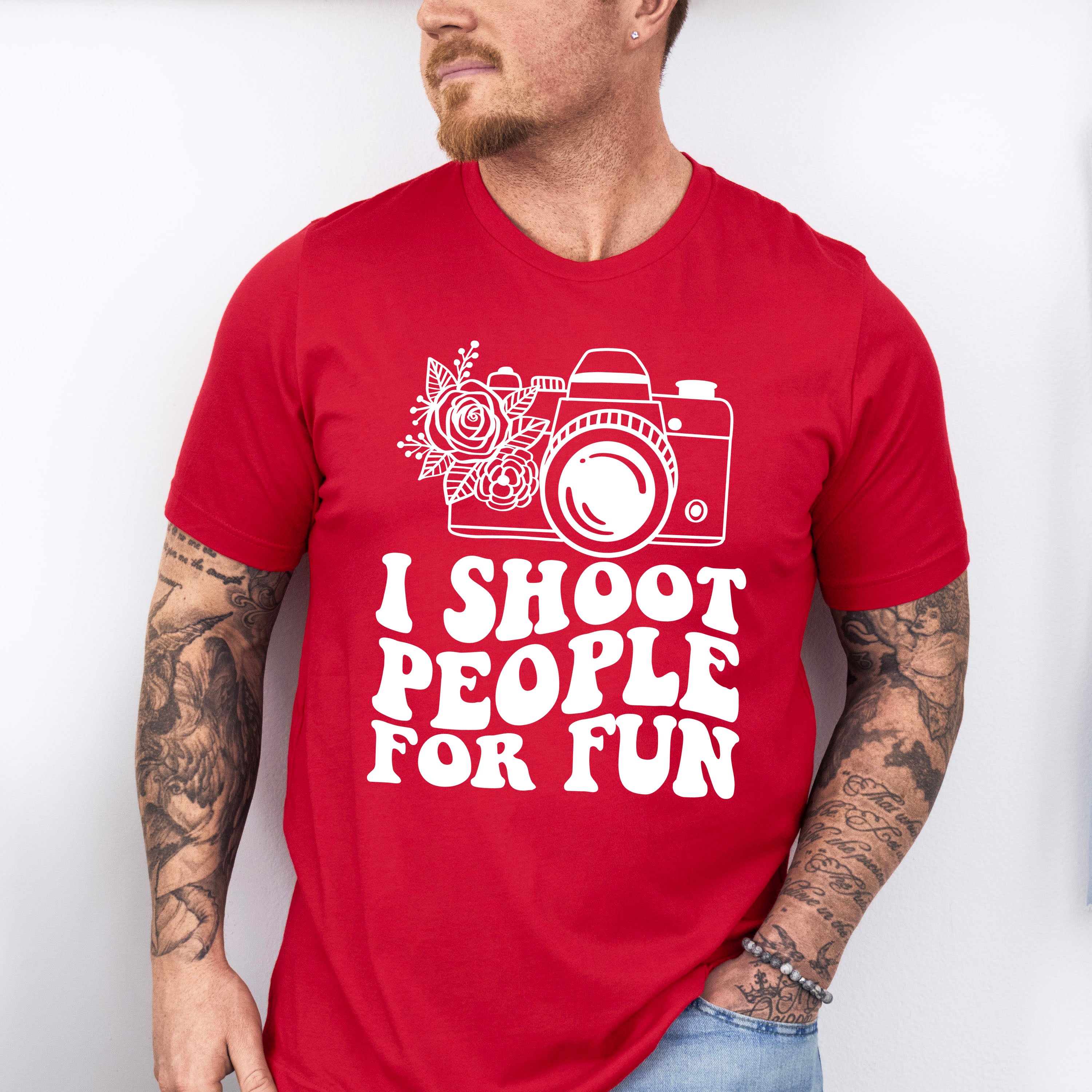 I Shoot People For Fun - Photography Unisex Crewneck T-Shirt Sweatshirt Hoodie