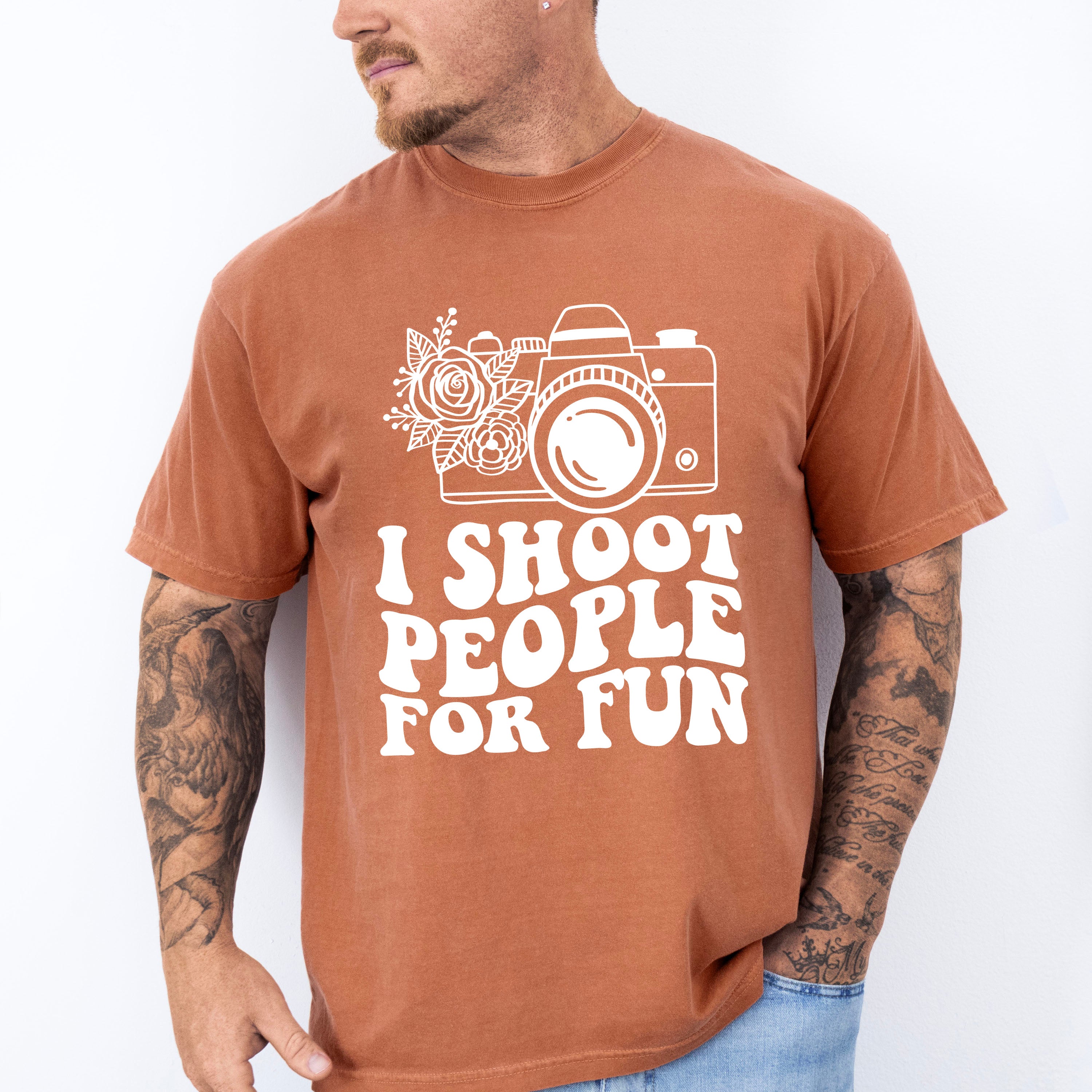 I Shoot People For Fun - Photography Unisex Crewneck T-Shirt Sweatshirt Hoodie