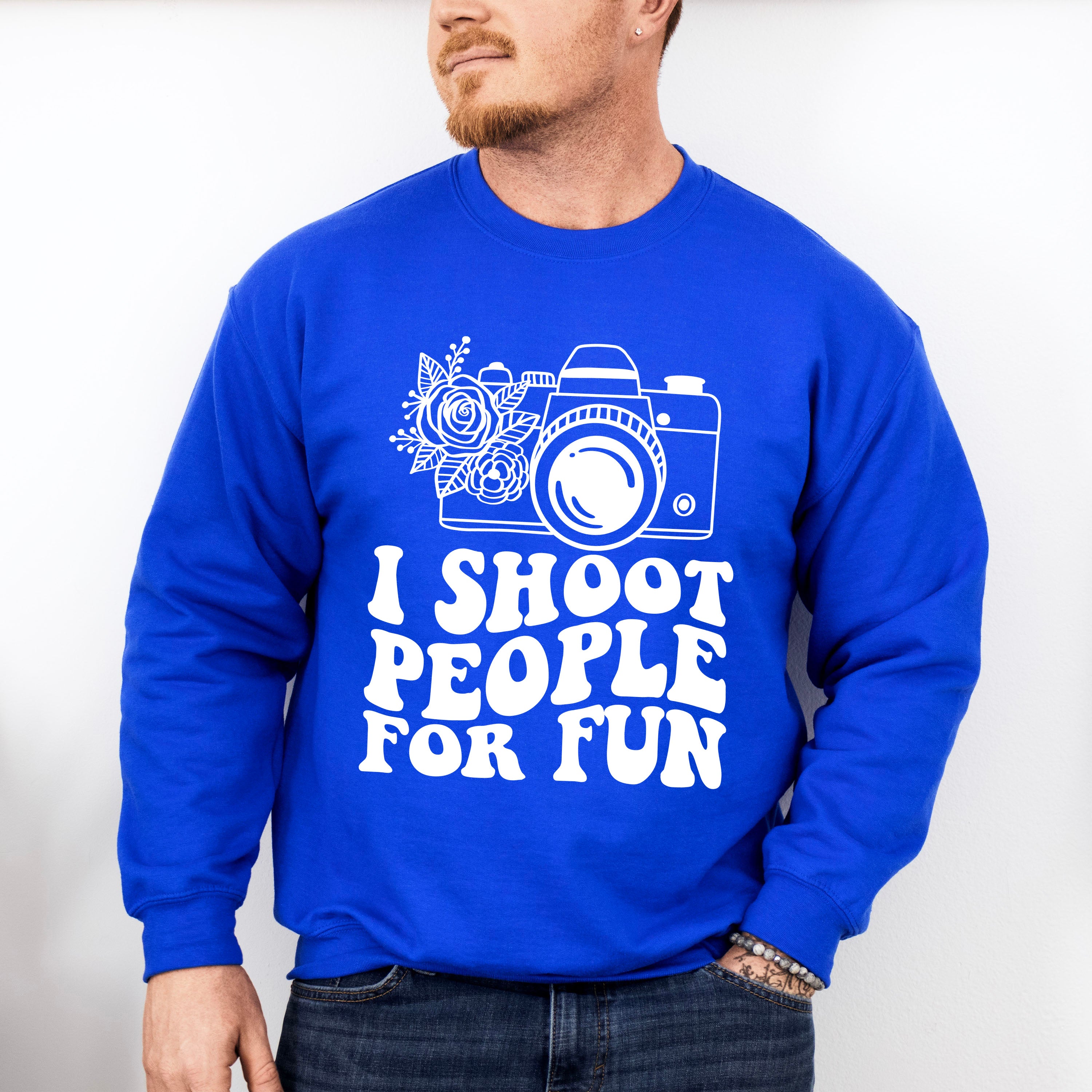 I Shoot People For Fun - Photography Unisex Crewneck T-Shirt Sweatshirt Hoodie