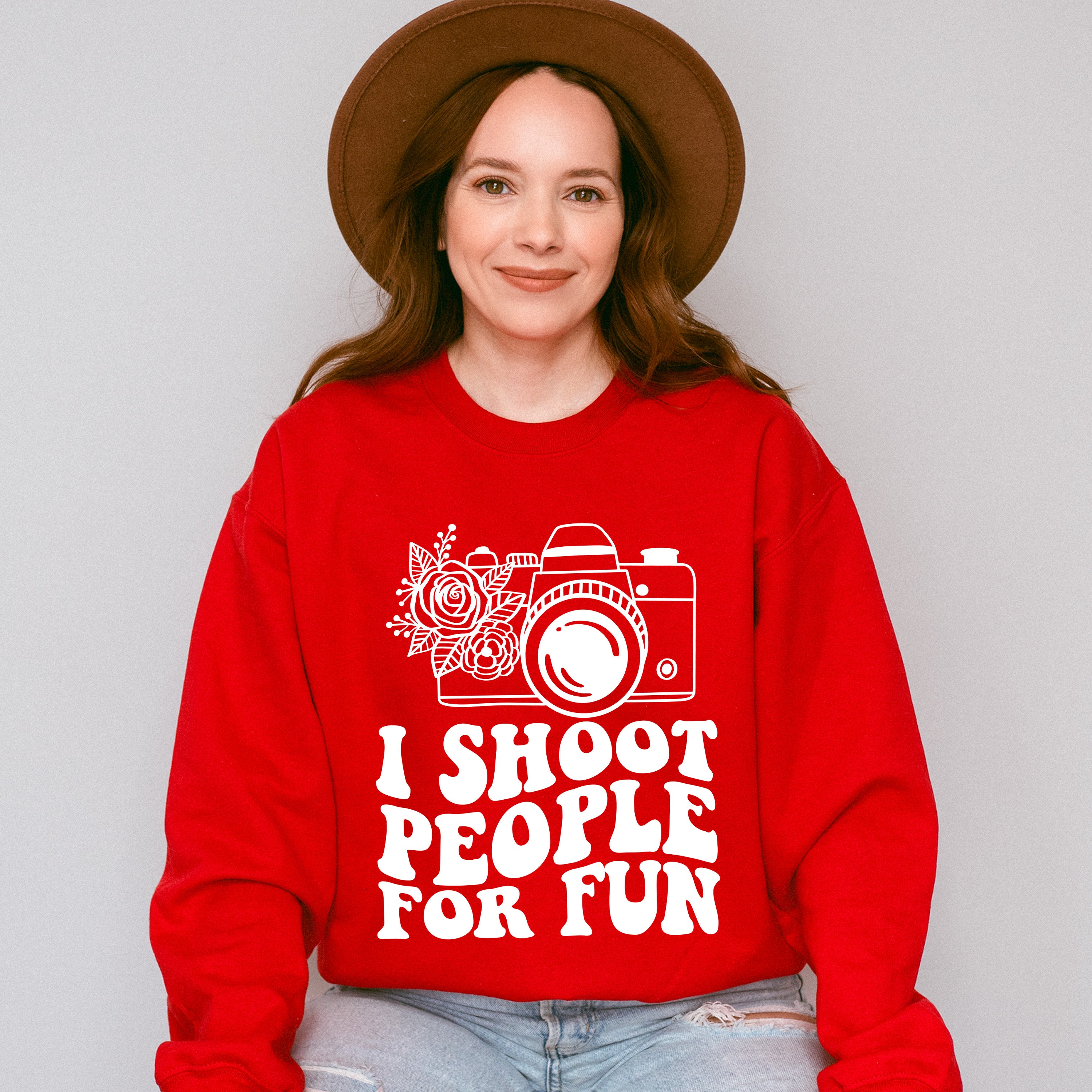 I Shoot People For Fun - Photography Unisex Crewneck T-Shirt Sweatshirt Hoodie