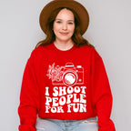 I Shoot People For Fun - Photography Unisex Crewneck T-Shirt Sweatshirt Hoodie