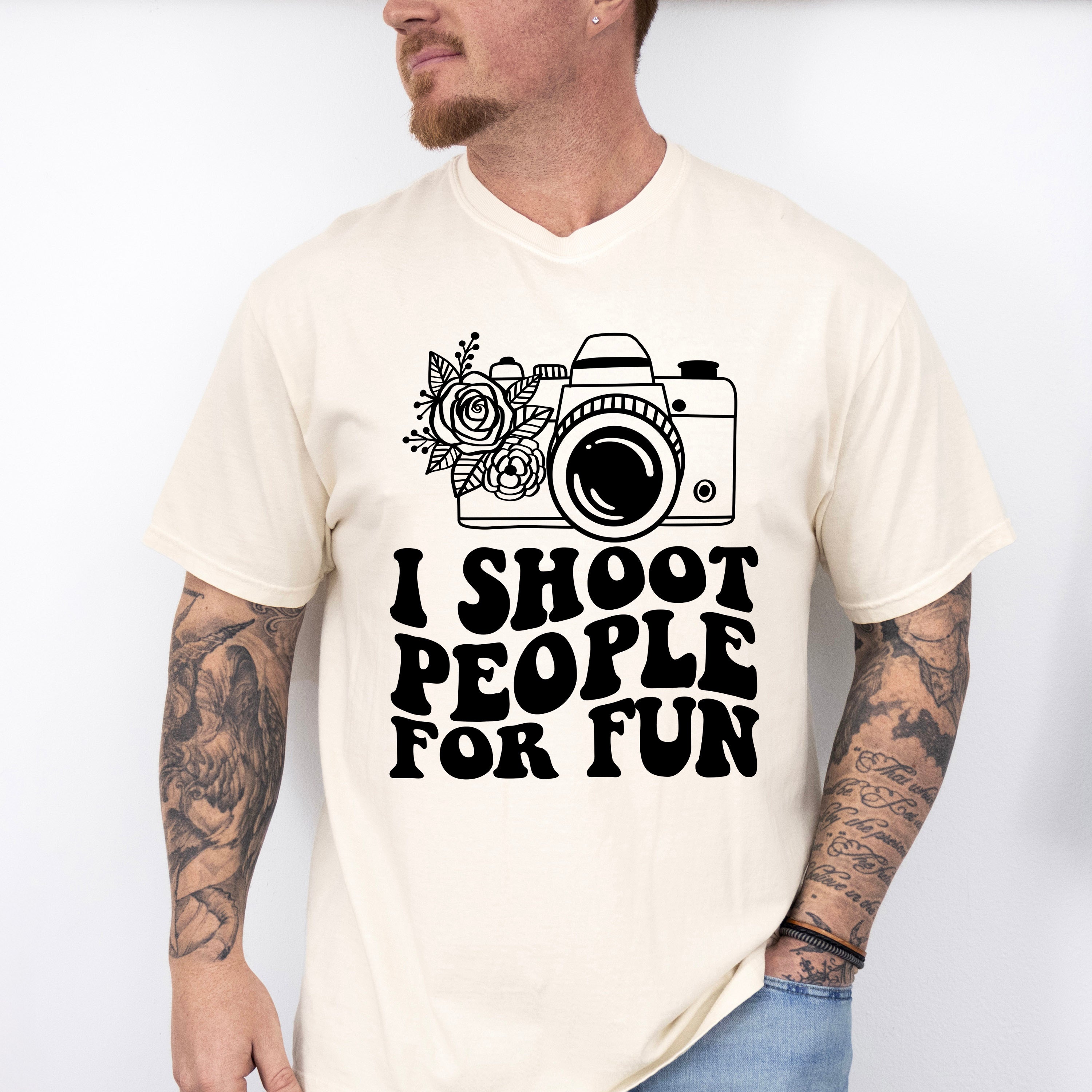 I Shoot People For Fun - Photography Unisex Crewneck T-Shirt Sweatshirt Hoodie
