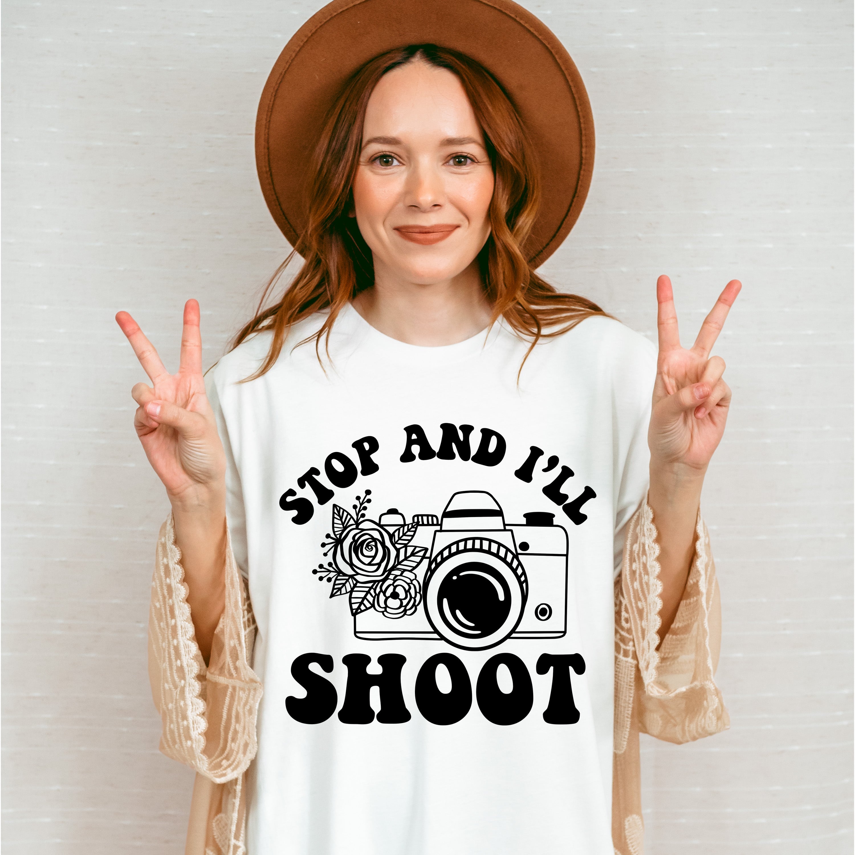 Stop And I'll Shoot - Photography Unisex Crewneck T-Shirt Sweatshirt Hoodie
