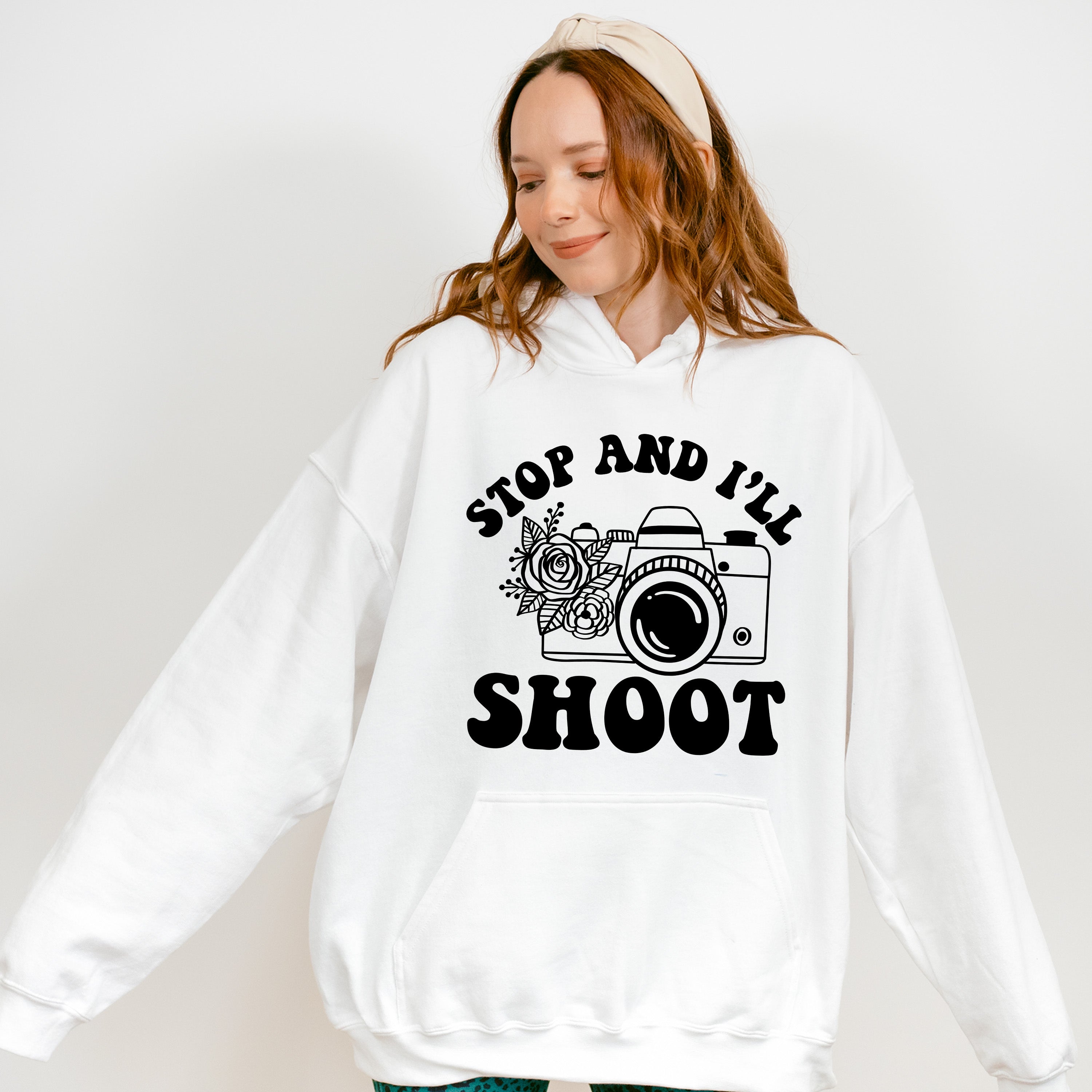 Stop And I'll Shoot - Photography Unisex Crewneck T-Shirt Sweatshirt Hoodie