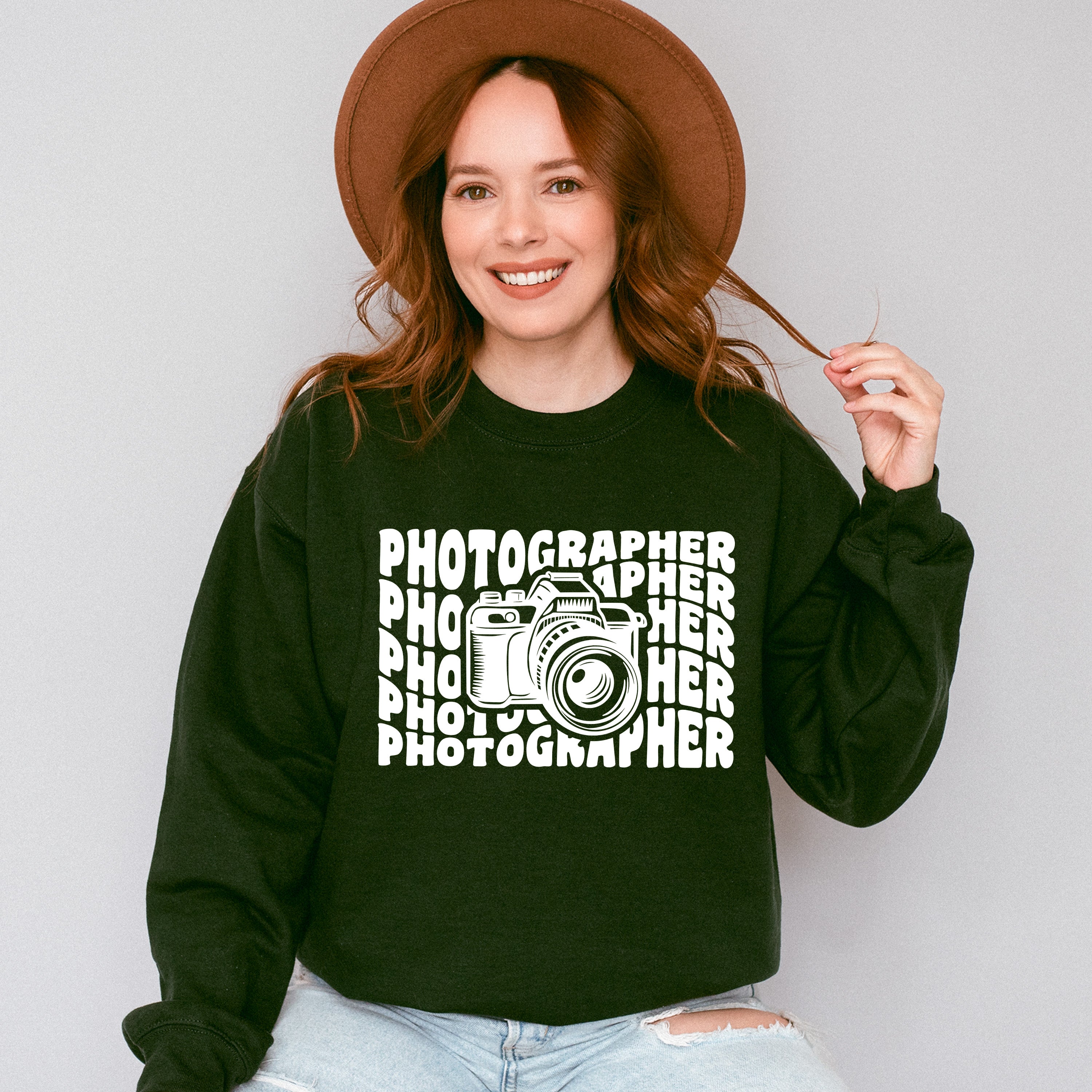Photographer Camera Design - Photography Unisex Crewneck T-Shirt Sweatshirt Hoodie