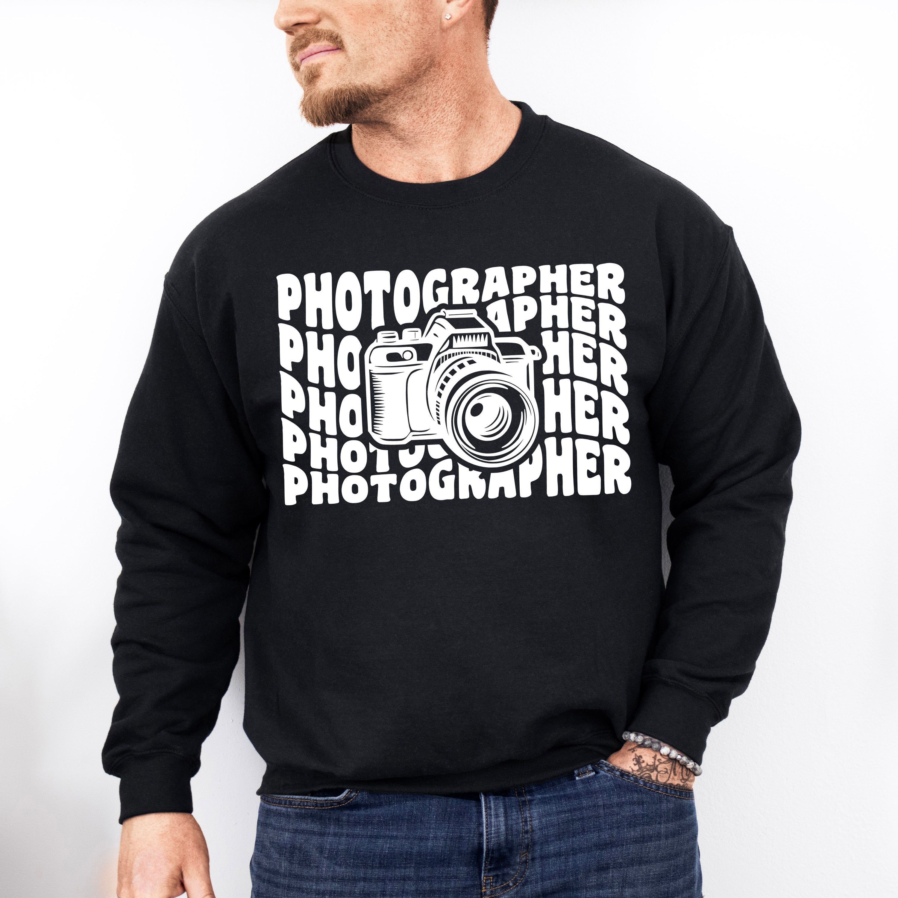 Photographer Camera Design - Photography Unisex Crewneck T-Shirt Sweatshirt Hoodie