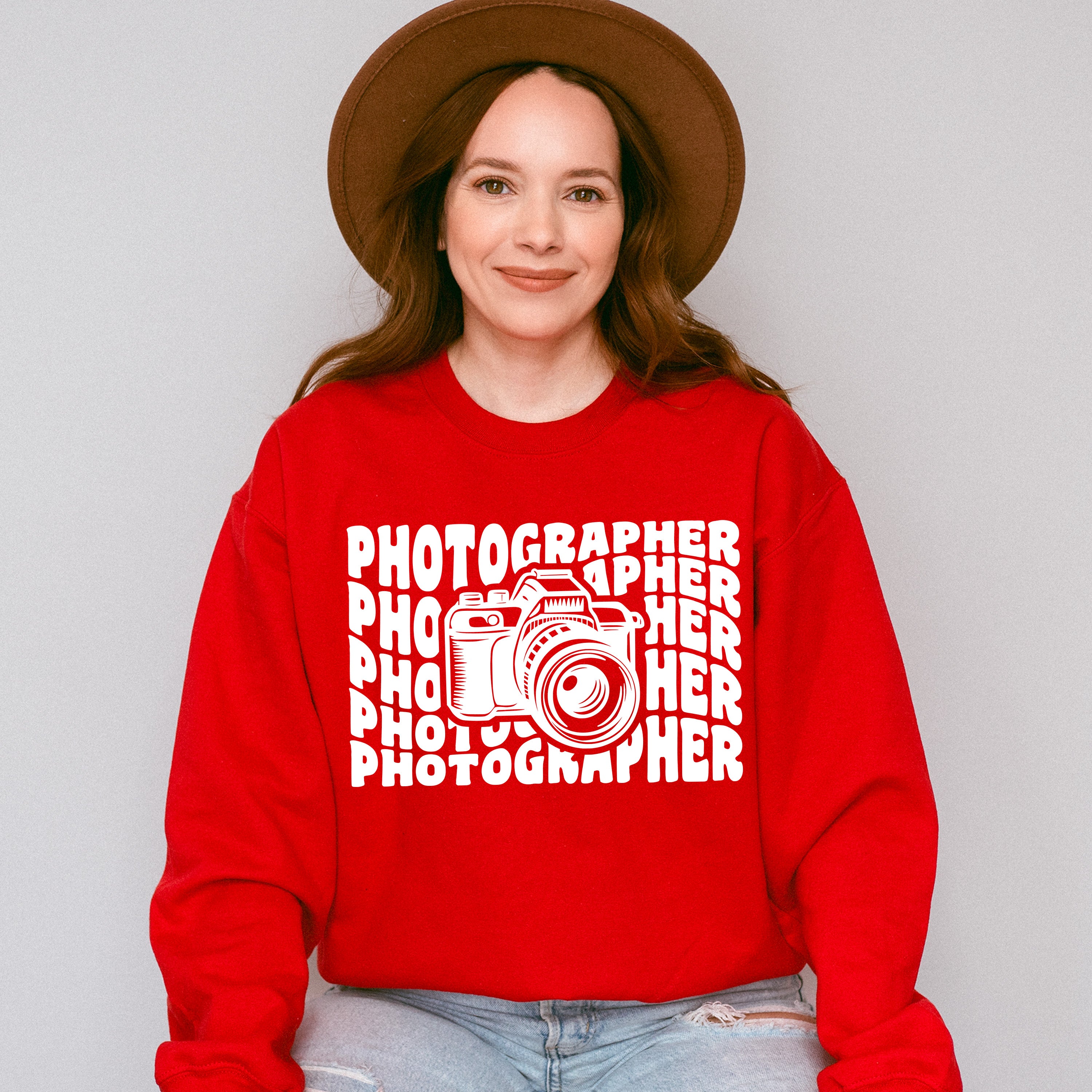Photographer Camera Design - Photography Unisex Crewneck T-Shirt Sweatshirt Hoodie
