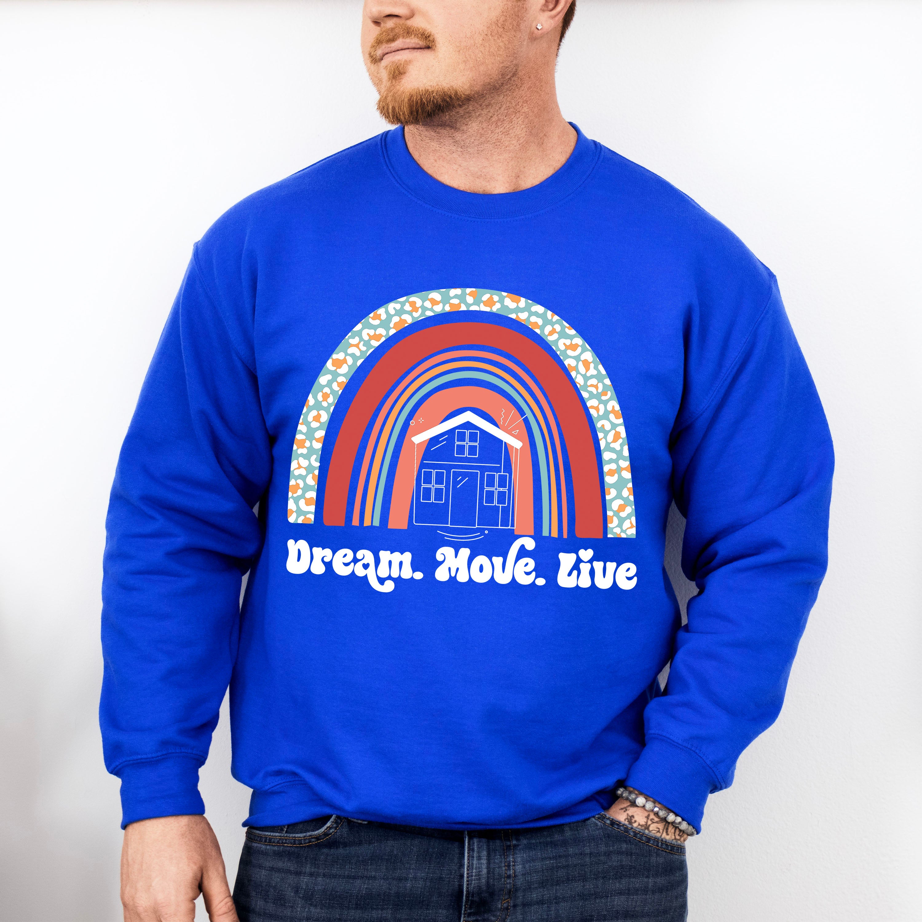 Dream Move Live - Realtor Unisex Crewneck T-Shirt Sweatshirt Hoodie