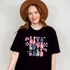 Live Love Sell Checkered Design - Realtor Unisex Crewneck T-Shirt Sweatshirt Hoodie