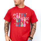 Live Love Sell Checkered Design - Realtor Unisex Crewneck T-Shirt Sweatshirt Hoodie