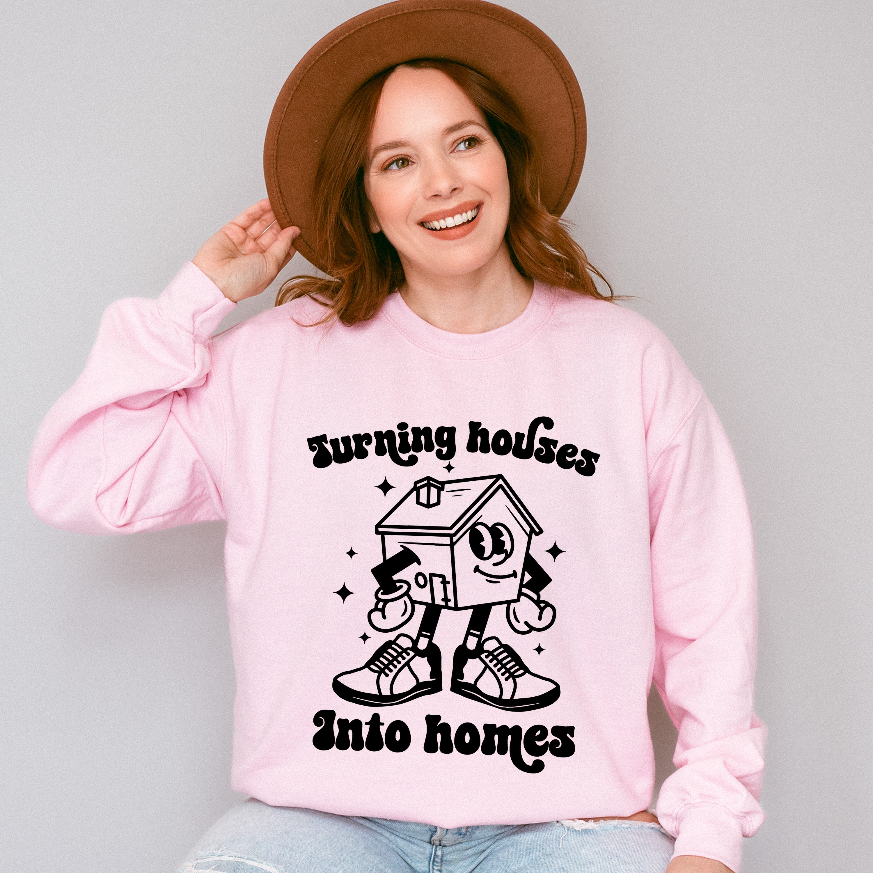 Turning Houses Into Homes - Realtor Unisex Crewneck T-Shirt Sweatshirt Hoodie