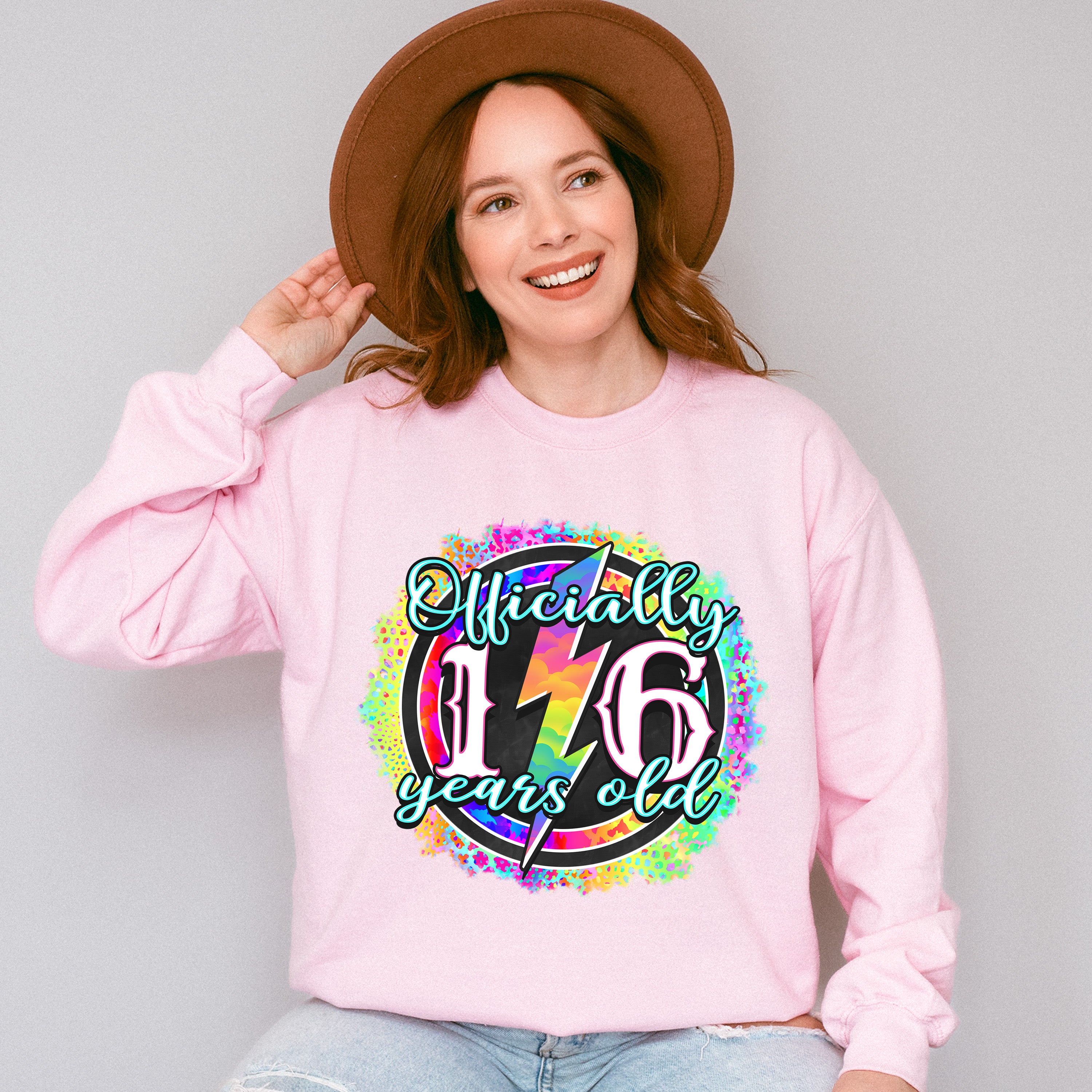 Officially 16 Years Old - Sweet 16 Unisex Crewneck T-Shirt Sweatshirt Hoodie