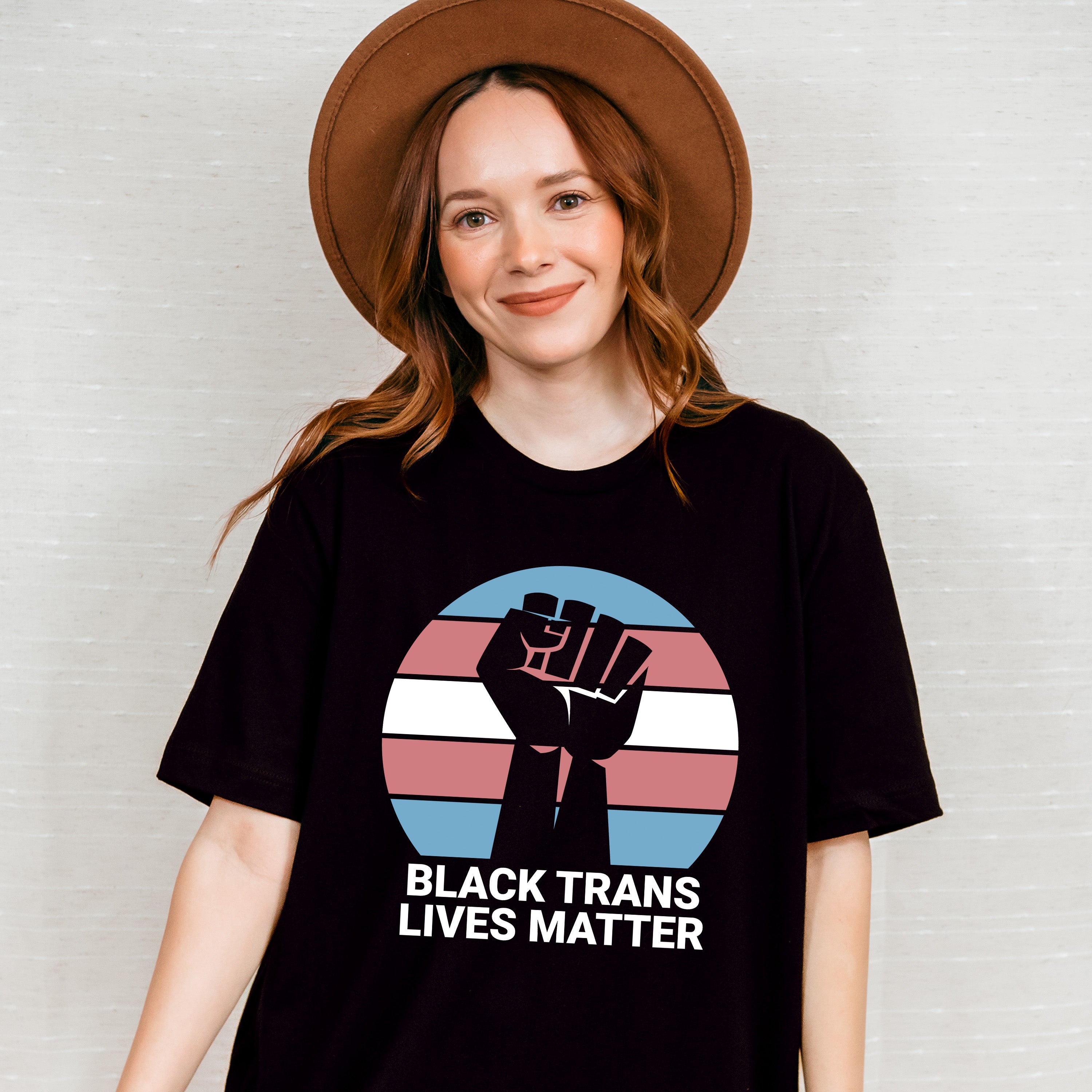 Black Trans Lives Matter - Transgender Unisex Crewneck T-Shirt Sweatshirt Hoodie