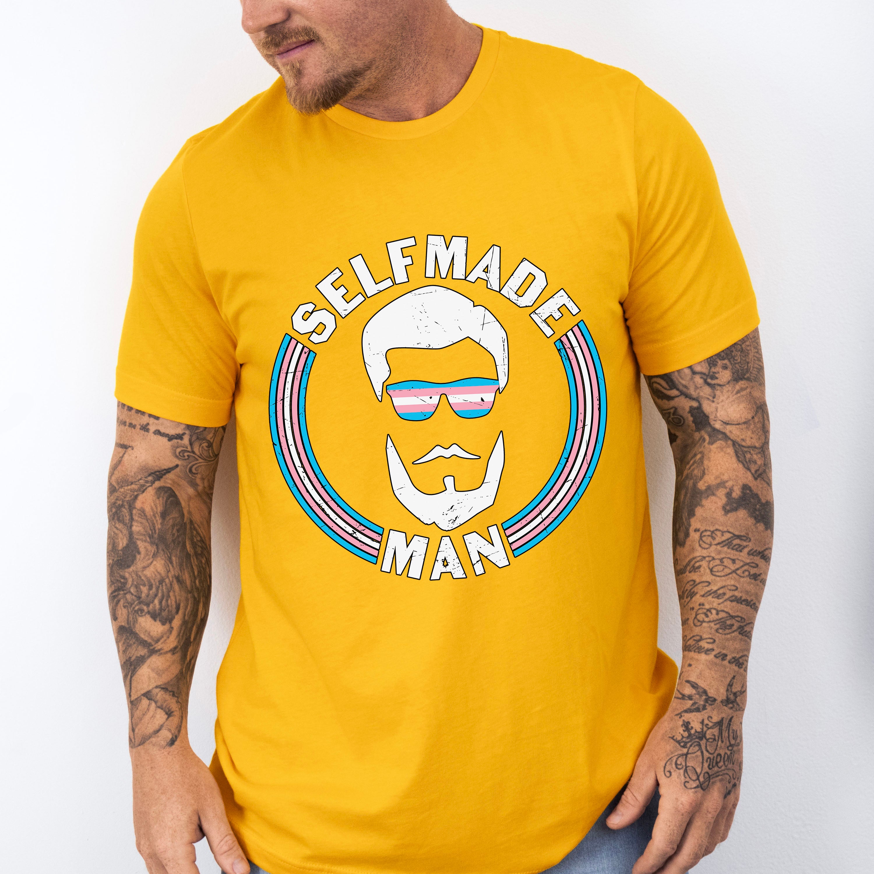 Self Made Man - Transgender Unisex Crewneck T-Shirt Sweatshirt Hoodie
