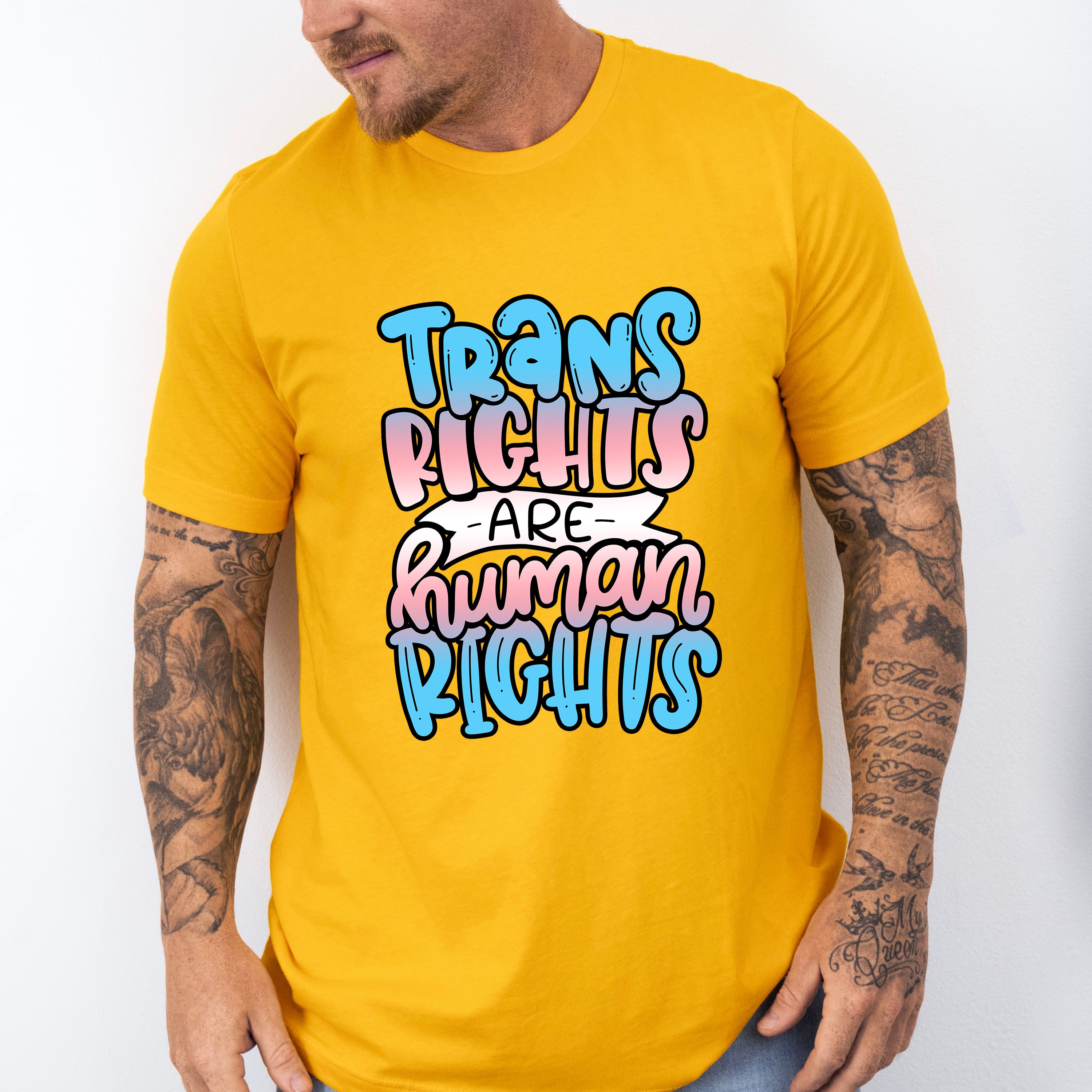 Trans Rights Design - Transgender Unisex Crewneck T-Shirt Sweatshirt Hoodie