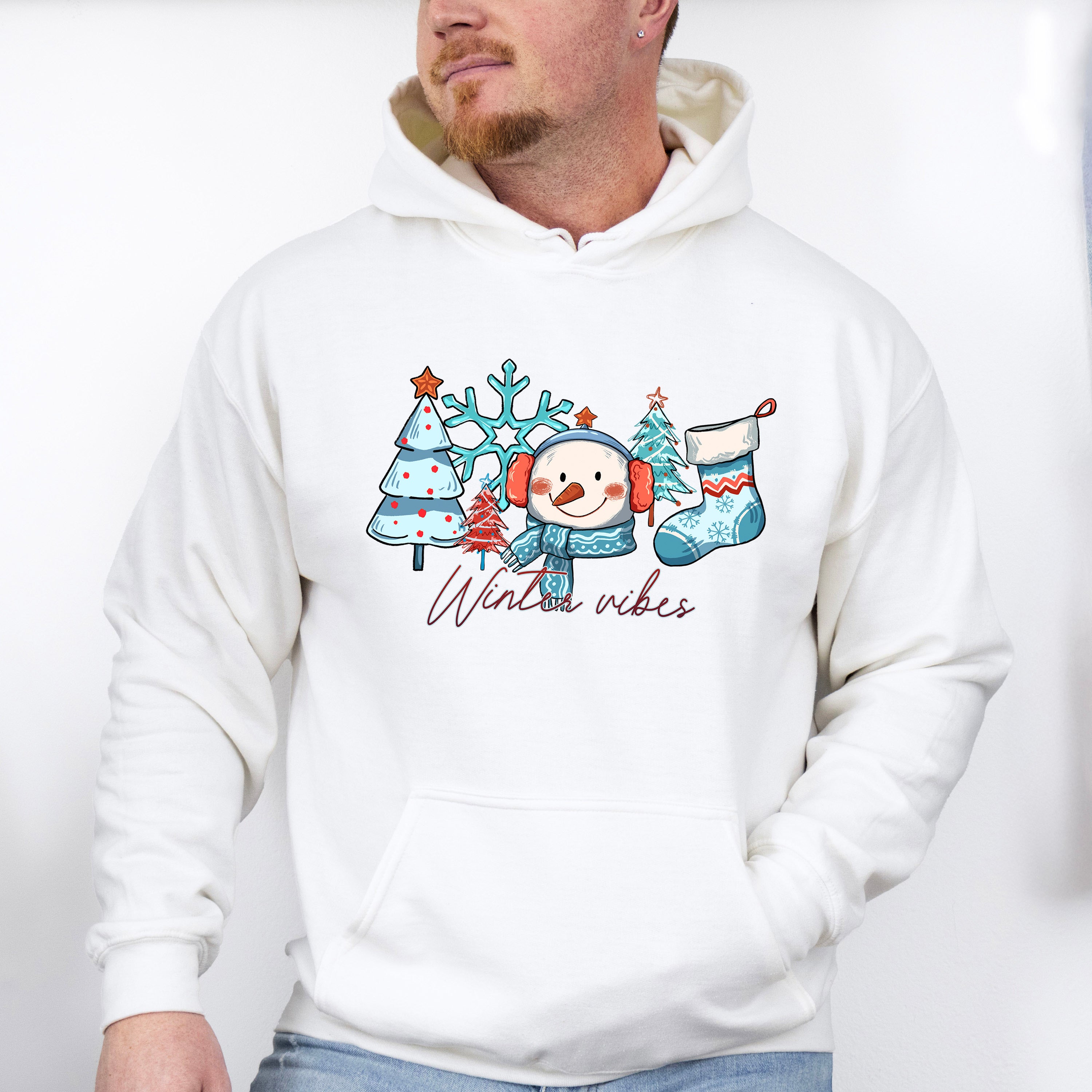 Winter Vibes - Winter Unisex Crewneck T-Shirt Sweatshirt Hoodie