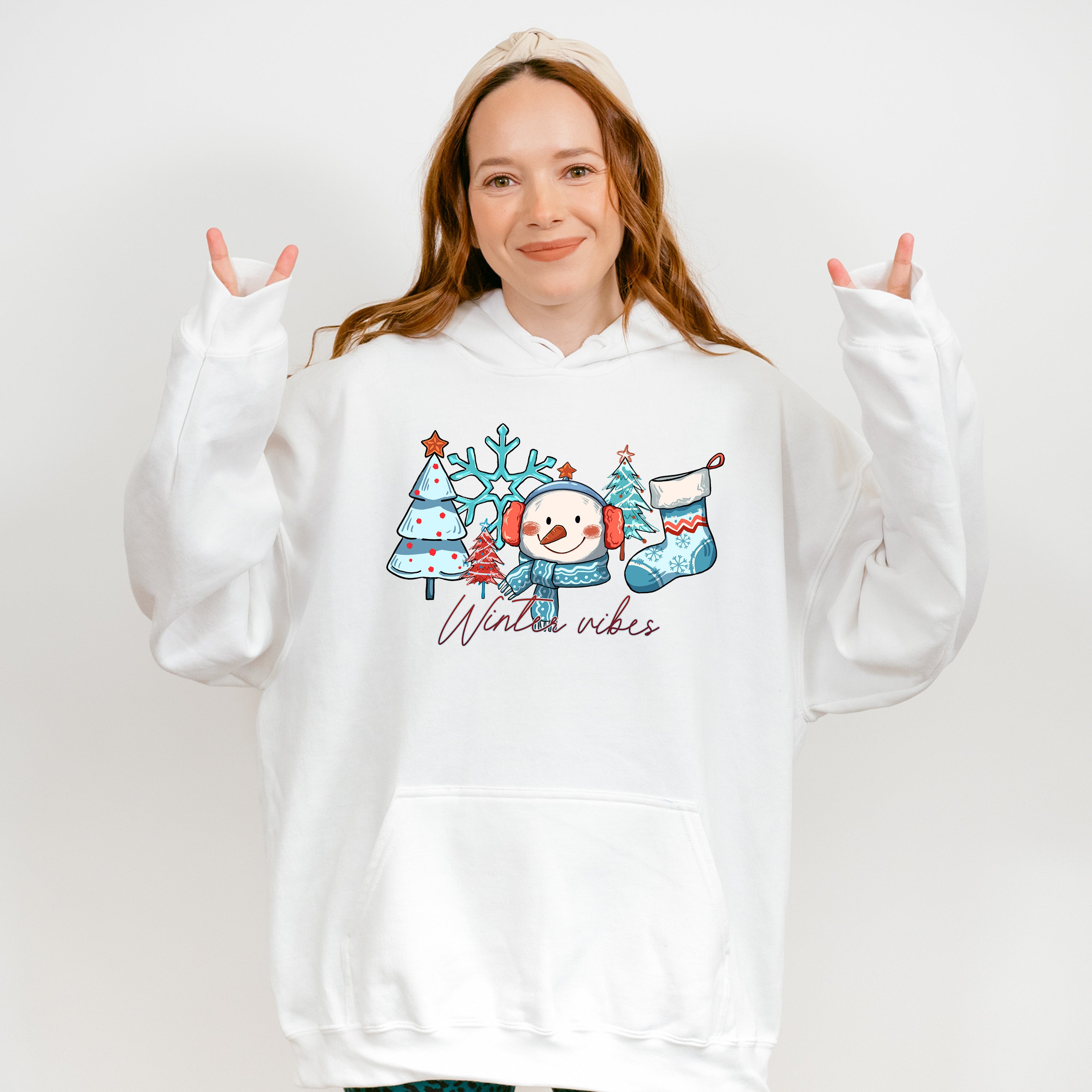 Winter Vibes - Winter Unisex Crewneck T-Shirt Sweatshirt Hoodie