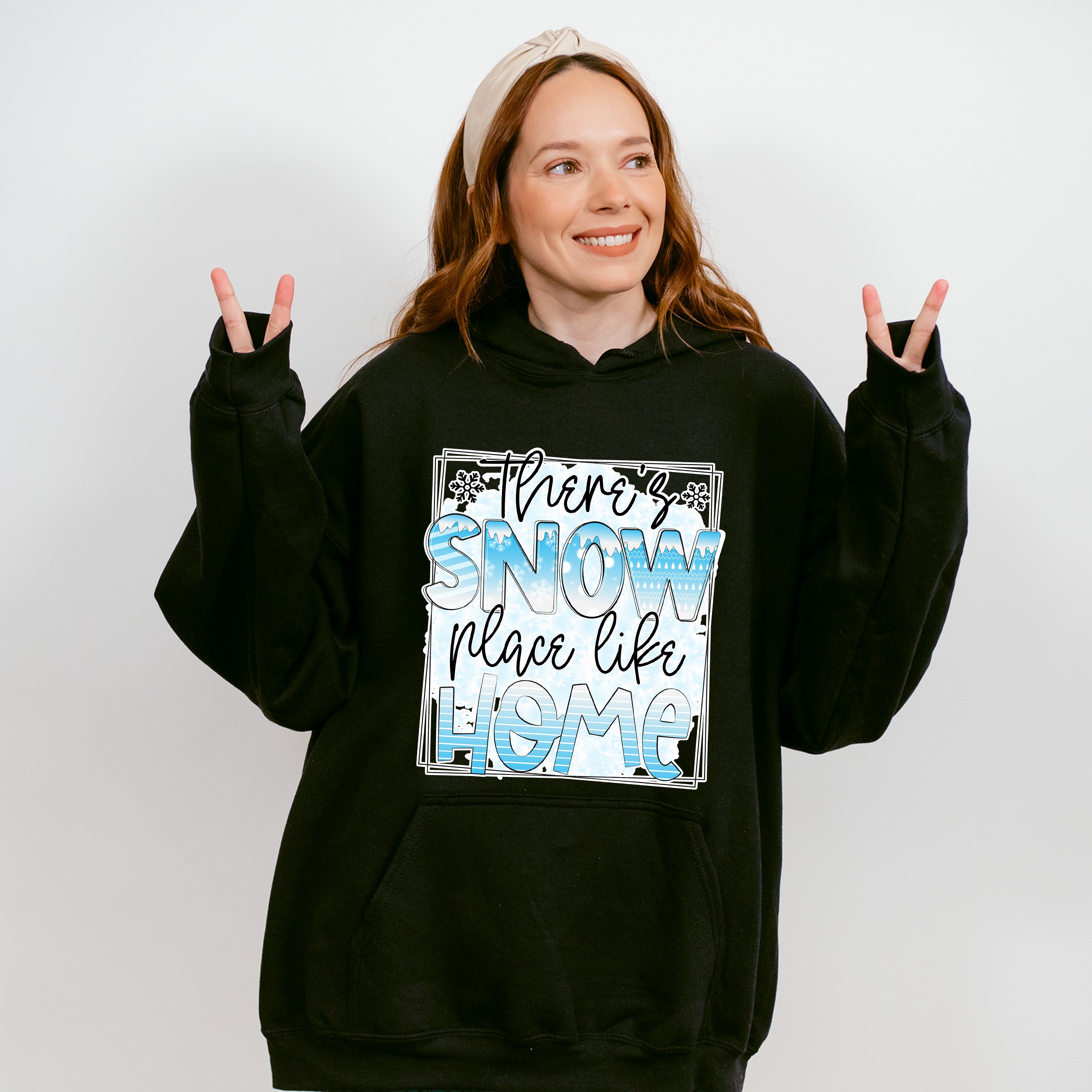 There's Snow Place Like Home - Winter Unisex Crewneck T-Shirt Sweatshirt Hoodie