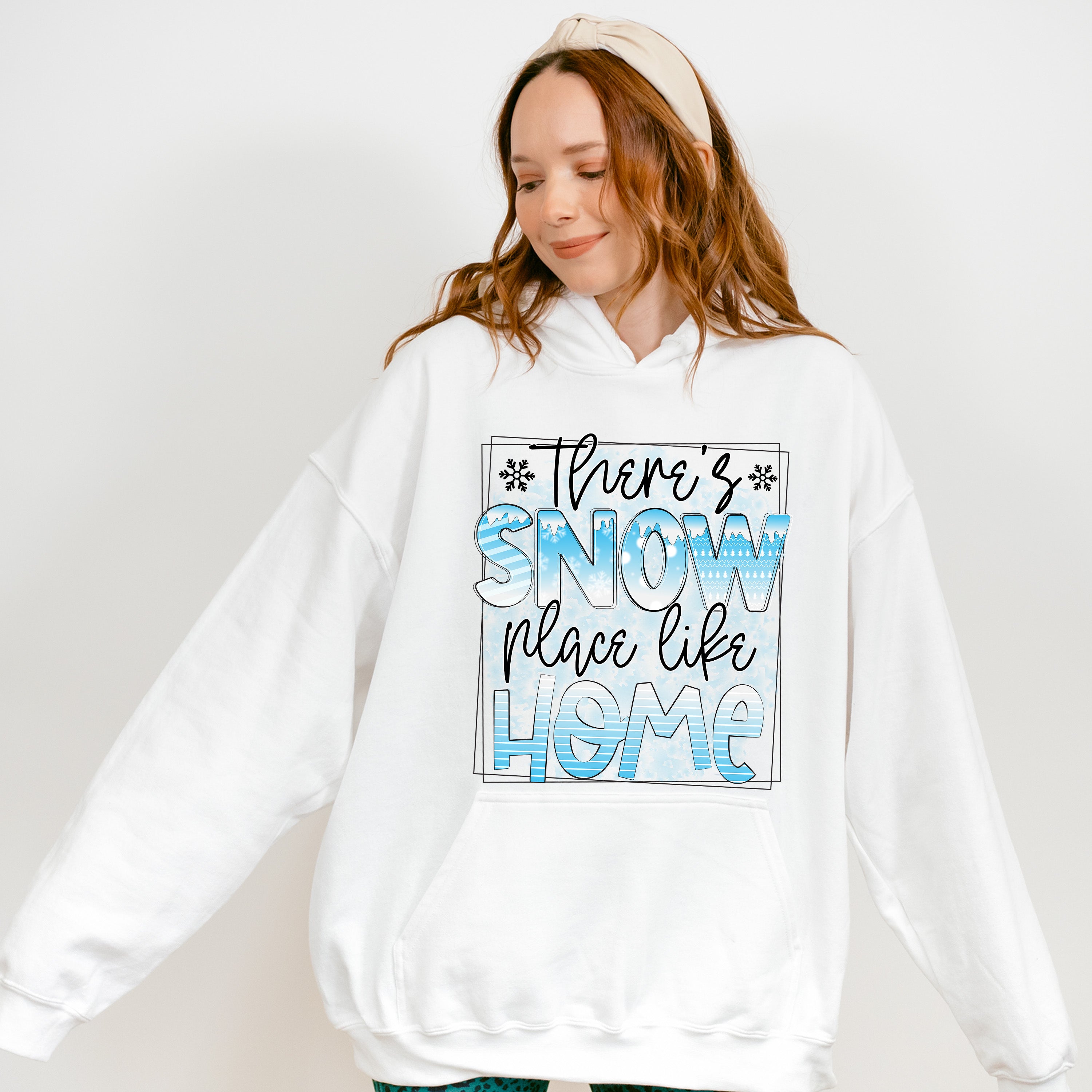 There's Snow Place Like Home - Winter Unisex Crewneck T-Shirt Sweatshirt Hoodie