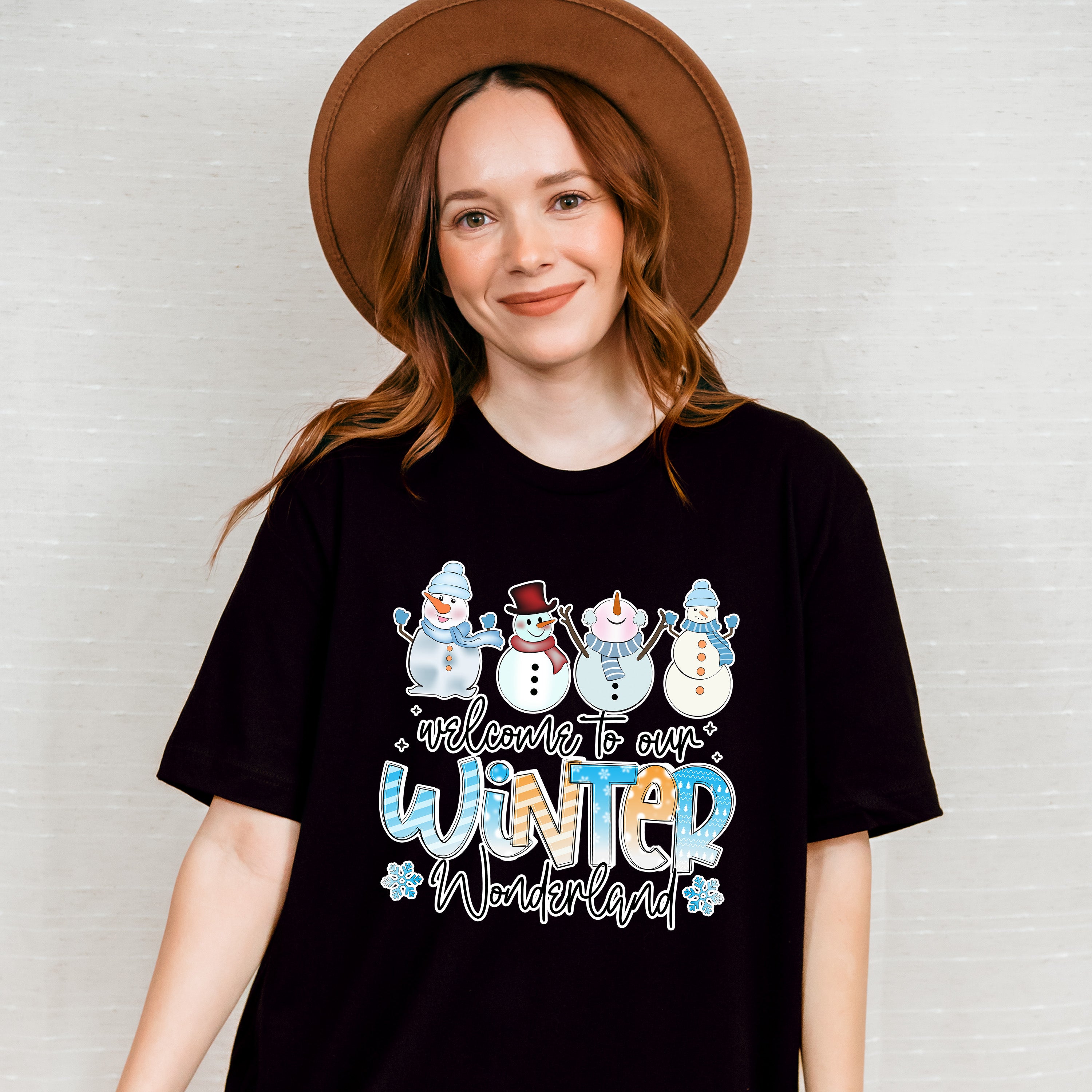 Welcome To Our Winter Wonderland - Winter Unisex Crewneck T-Shirt Sweatshirt Hoodie