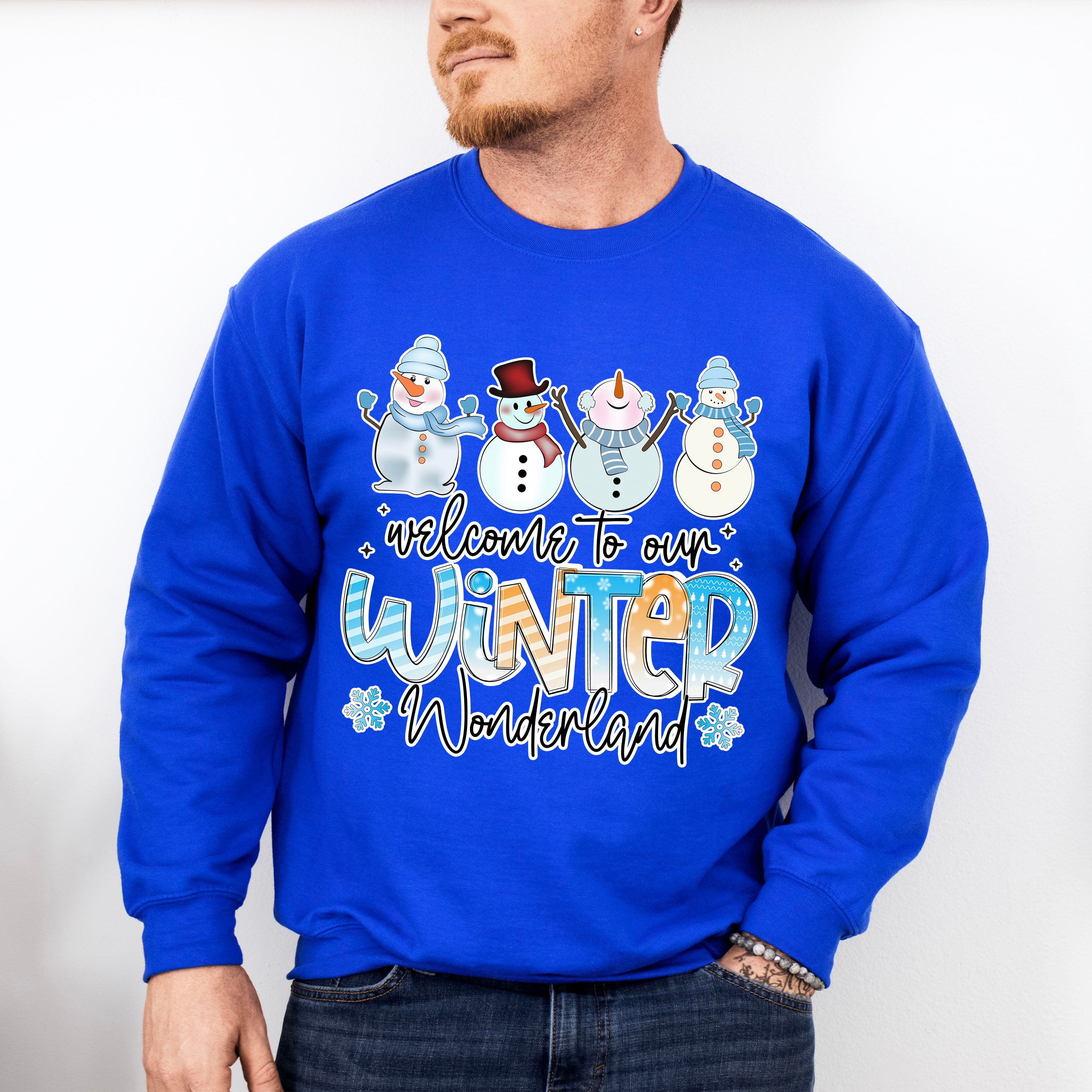 Welcome To Our Winter Wonderland - Winter Unisex Crewneck T-Shirt Sweatshirt Hoodie