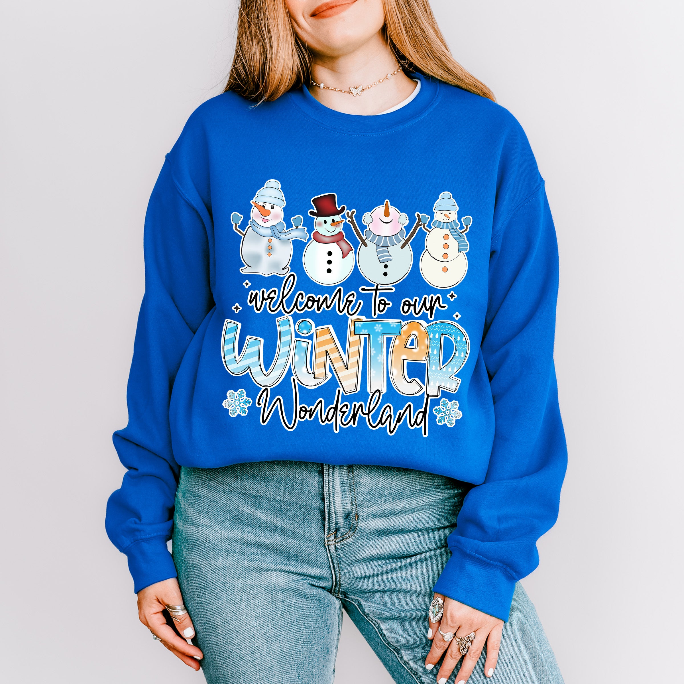 Welcome To Our Winter Wonderland - Winter Unisex Crewneck T-Shirt Sweatshirt Hoodie