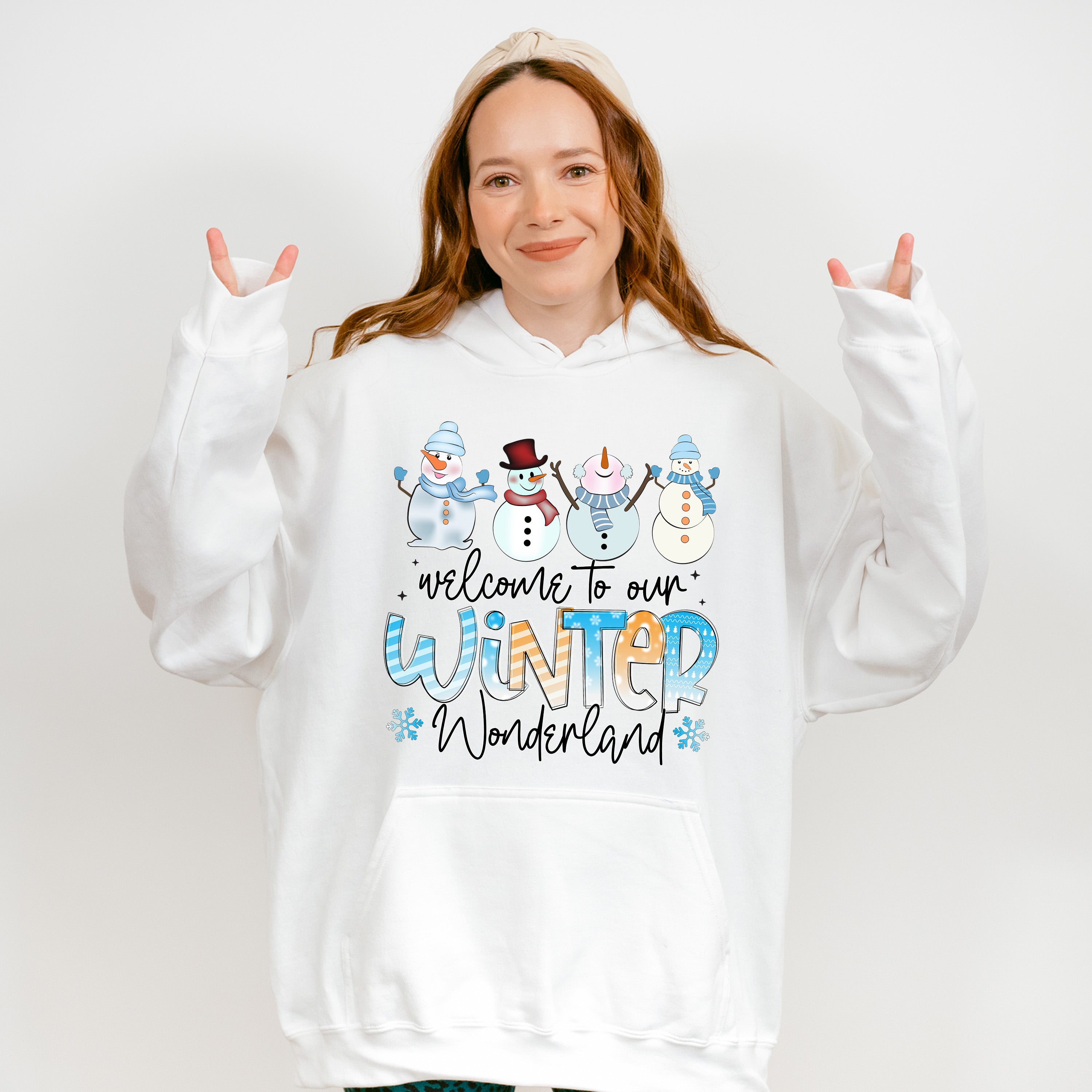 Welcome To Our Winter Wonderland - Winter Unisex Crewneck T-Shirt Sweatshirt Hoodie