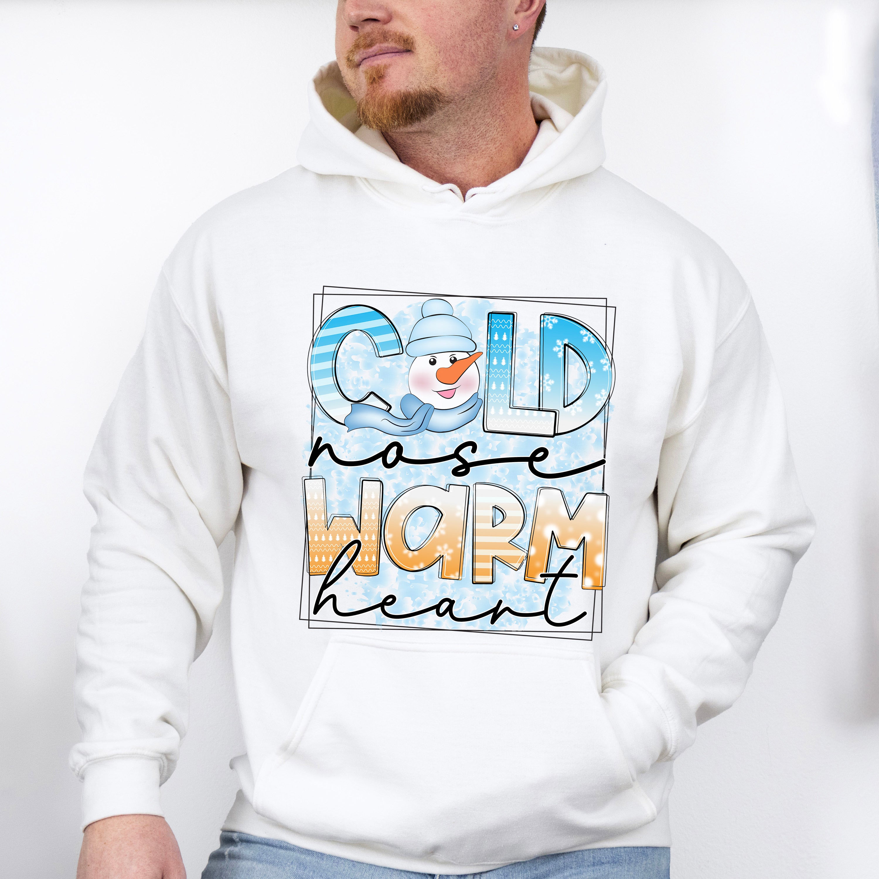 Cold Nose Warm Heart - Winter Unisex Crewneck T-Shirt Sweatshirt Hoodie