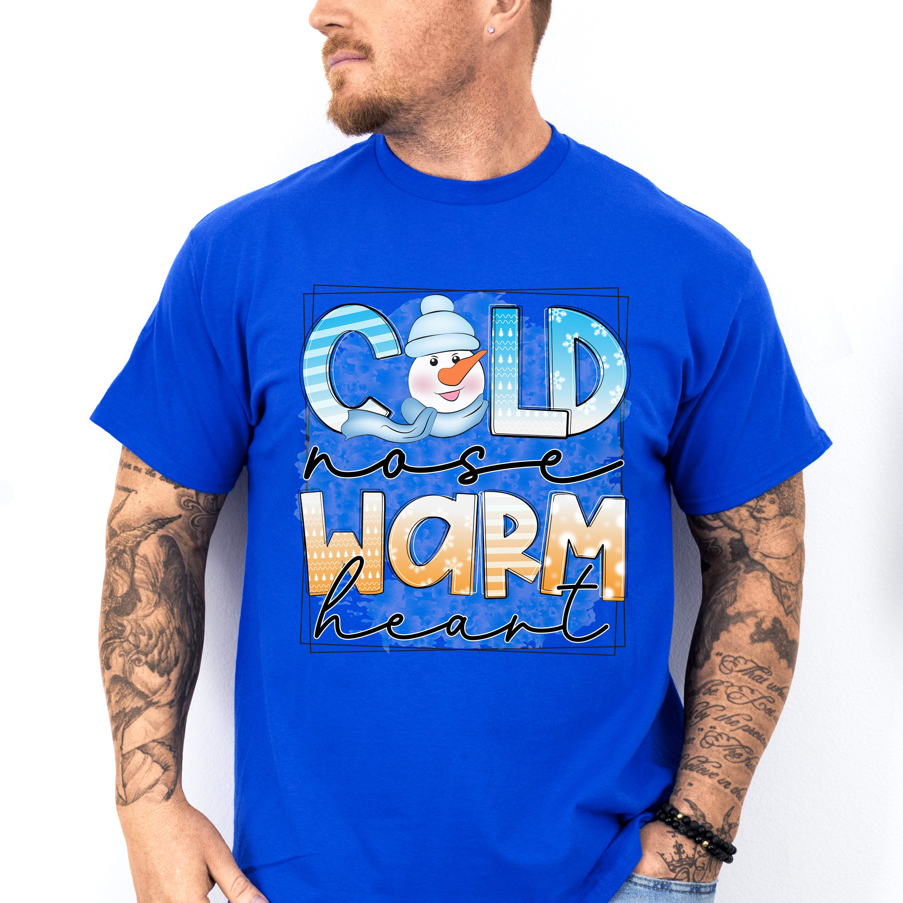 Cold Nose Warm Heart - Winter Unisex Crewneck T-Shirt Sweatshirt Hoodie