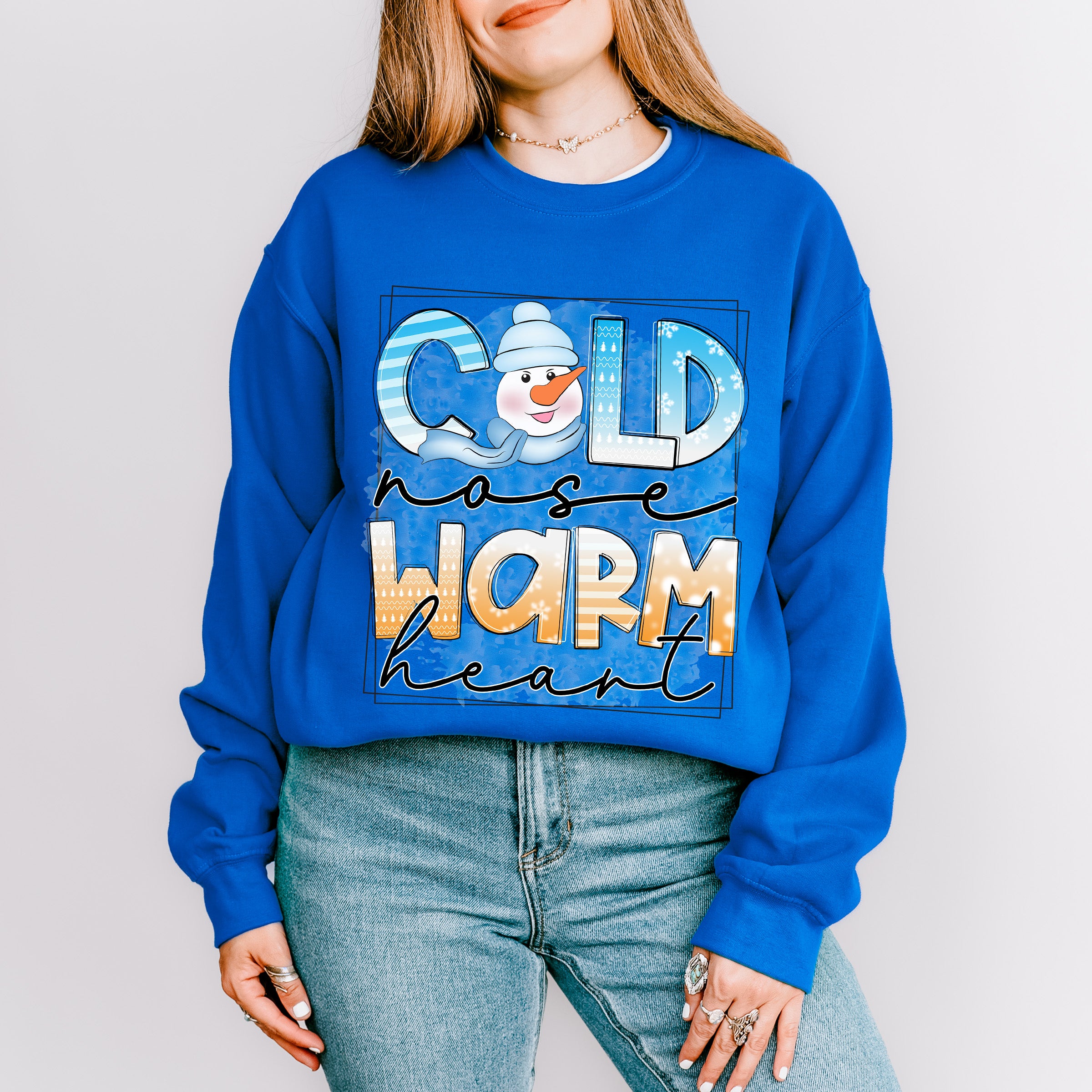 Cold Nose Warm Heart - Winter Unisex Crewneck T-Shirt Sweatshirt Hoodie