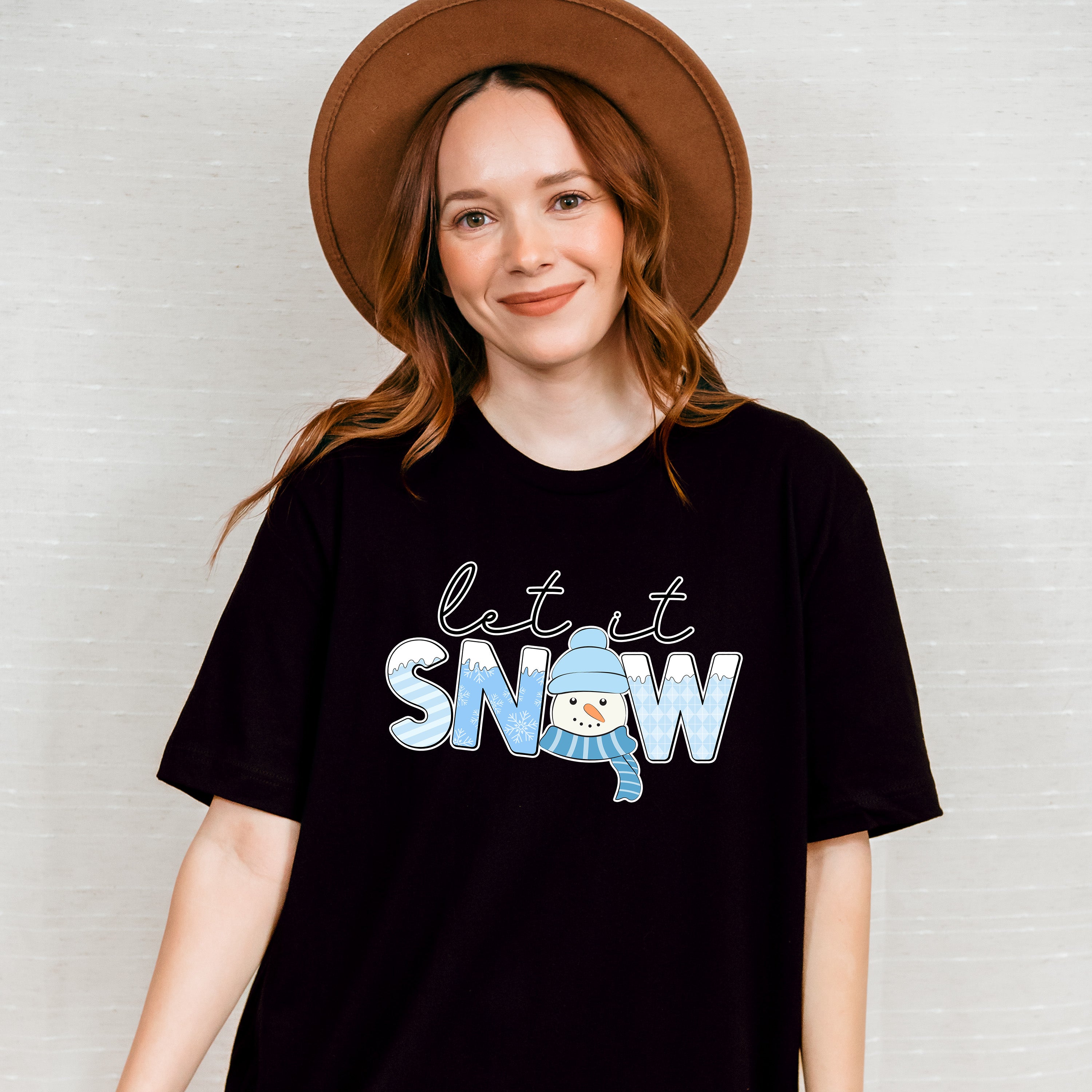Let It Snow - Winter Unisex Crewneck T-Shirt Sweatshirt Hoodie
