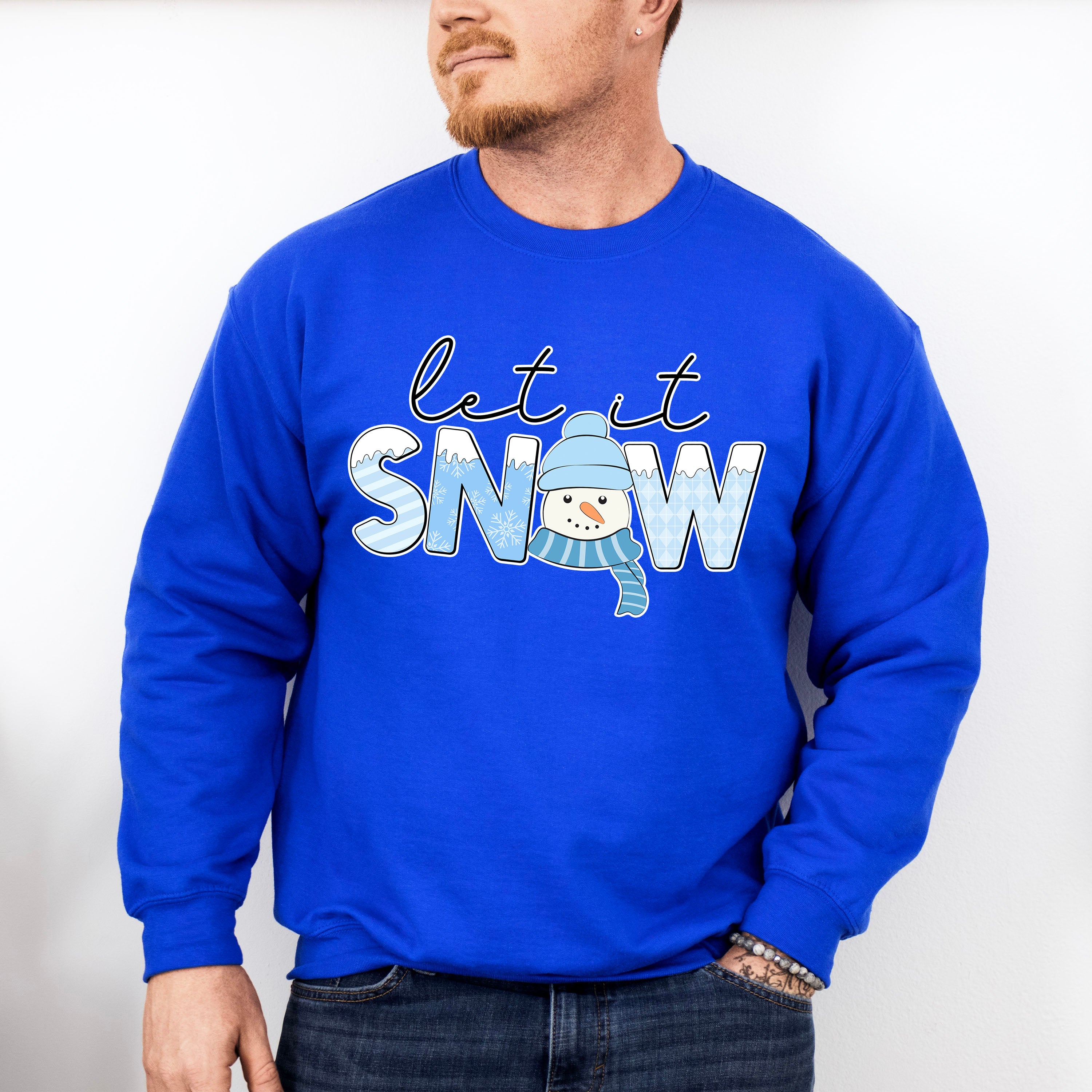 Let It Snow - Winter Unisex Crewneck T-Shirt Sweatshirt Hoodie
