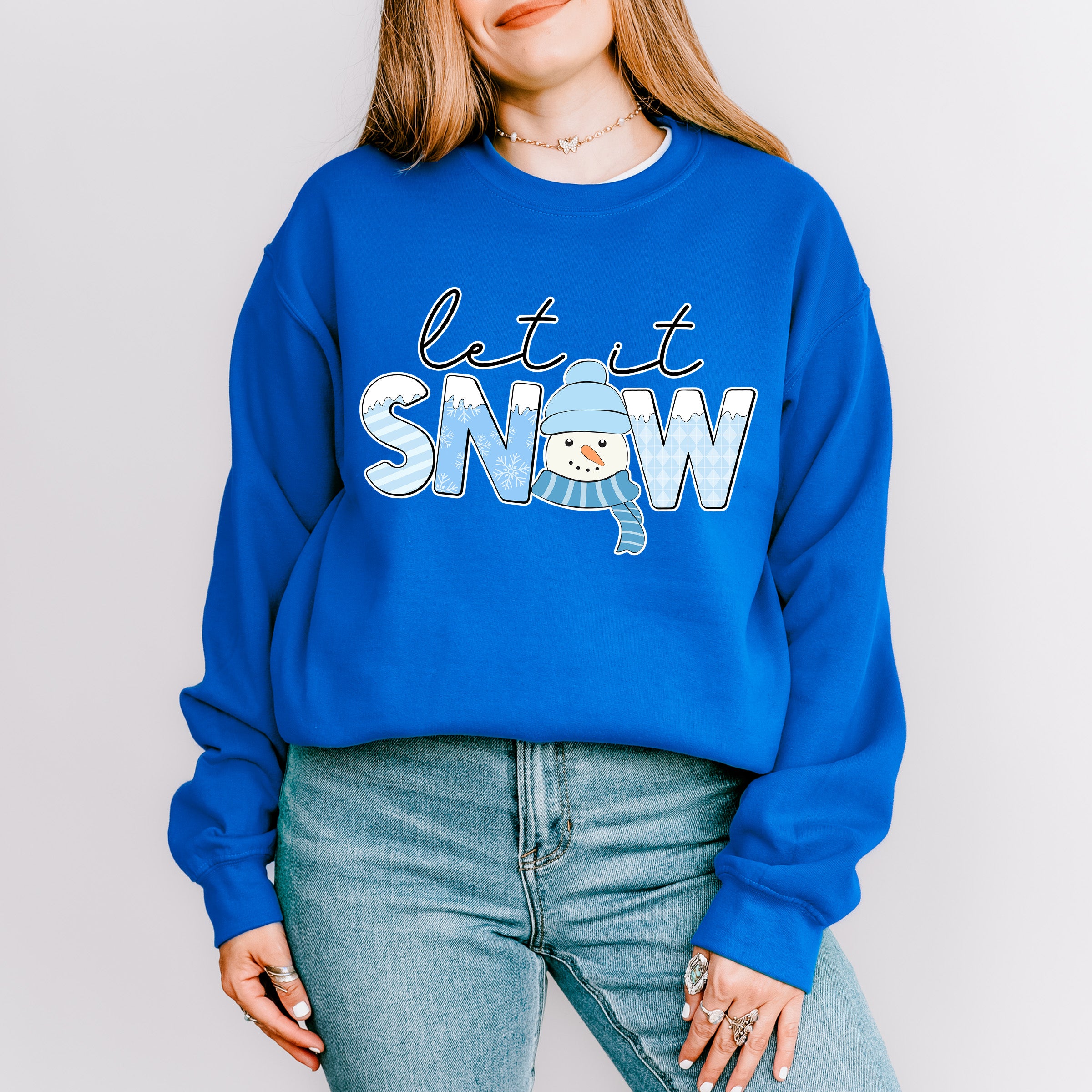 Let It Snow - Winter Unisex Crewneck T-Shirt Sweatshirt Hoodie