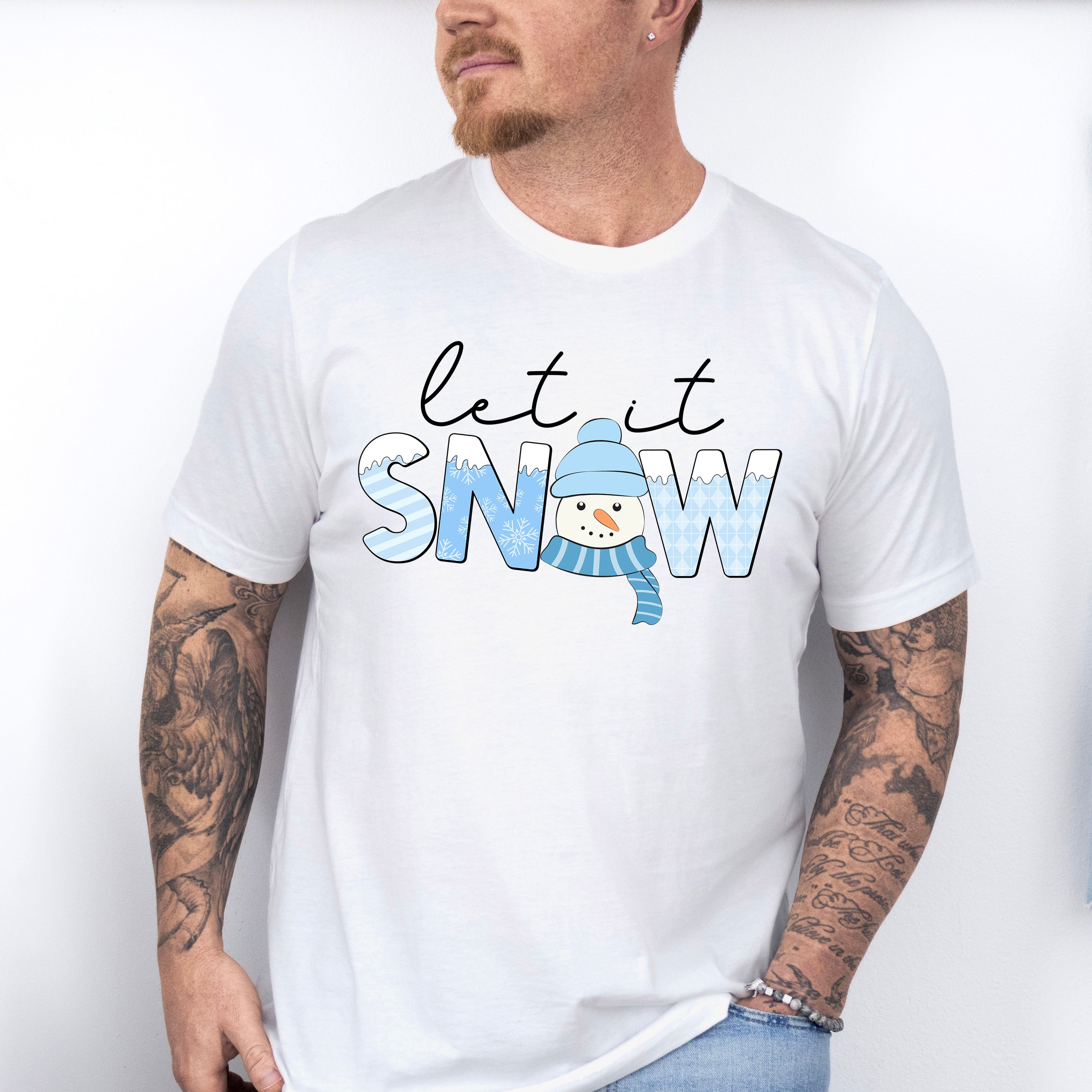 Let It Snow - Winter Unisex Crewneck T-Shirt Sweatshirt Hoodie