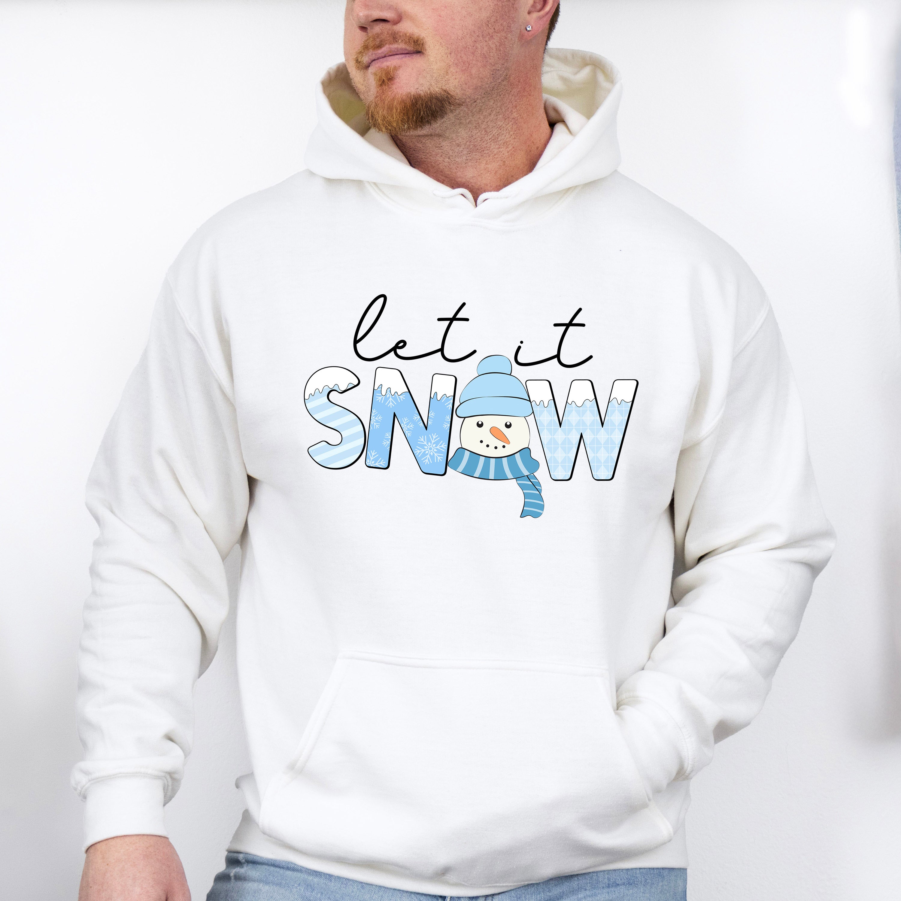 Let It Snow - Winter Unisex Crewneck T-Shirt Sweatshirt Hoodie