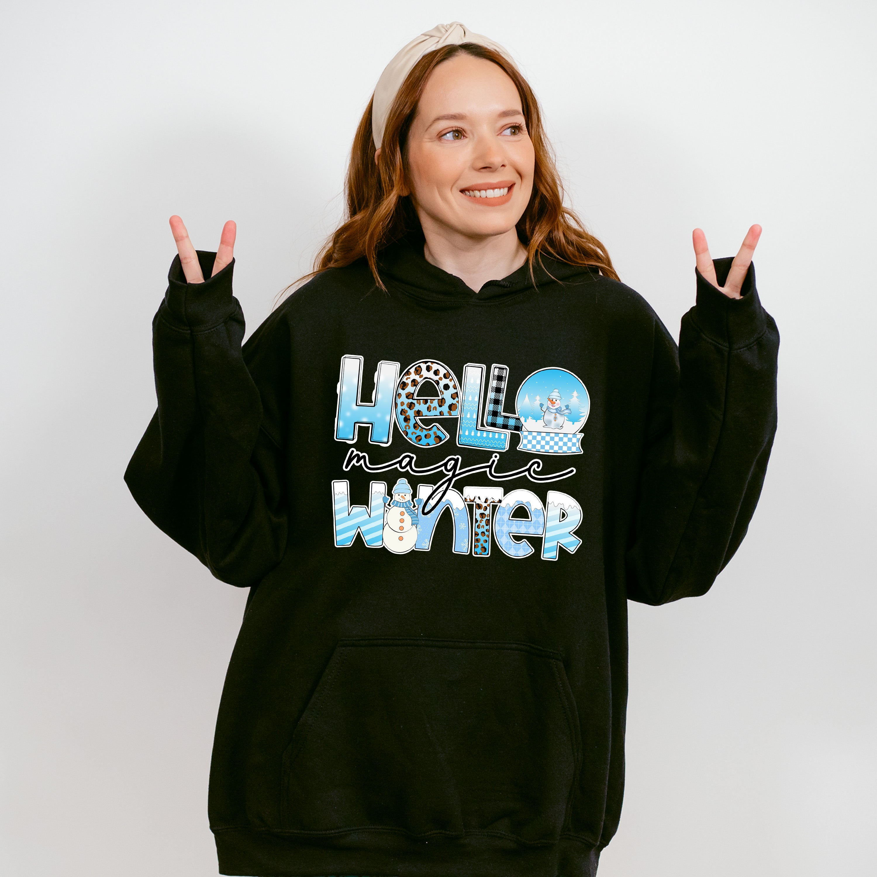 Hello Magic Winter - Winter Unisex Crewneck T-Shirt Sweatshirt Hoodie