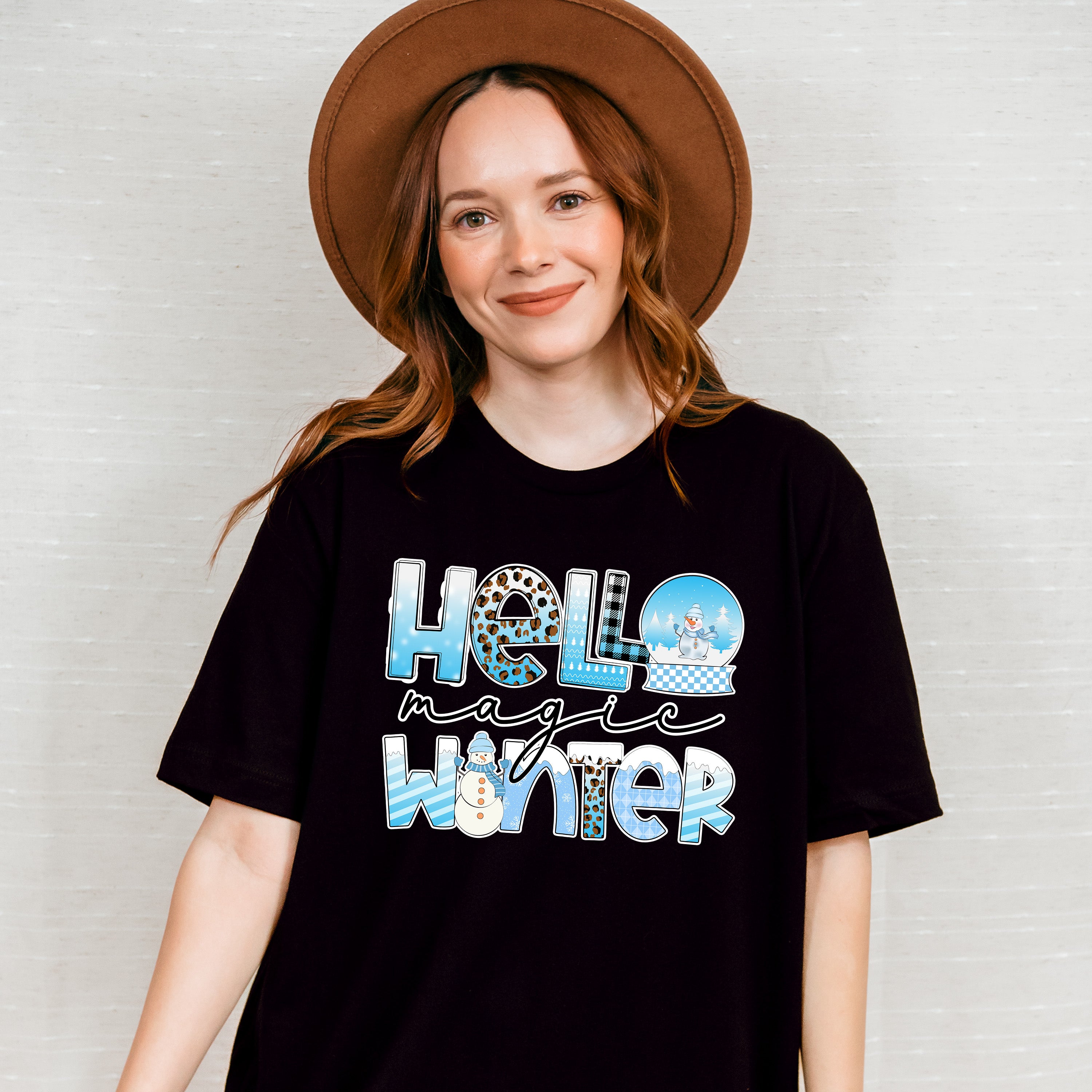 Hello Magic Winter - Winter Unisex Crewneck T-Shirt Sweatshirt Hoodie