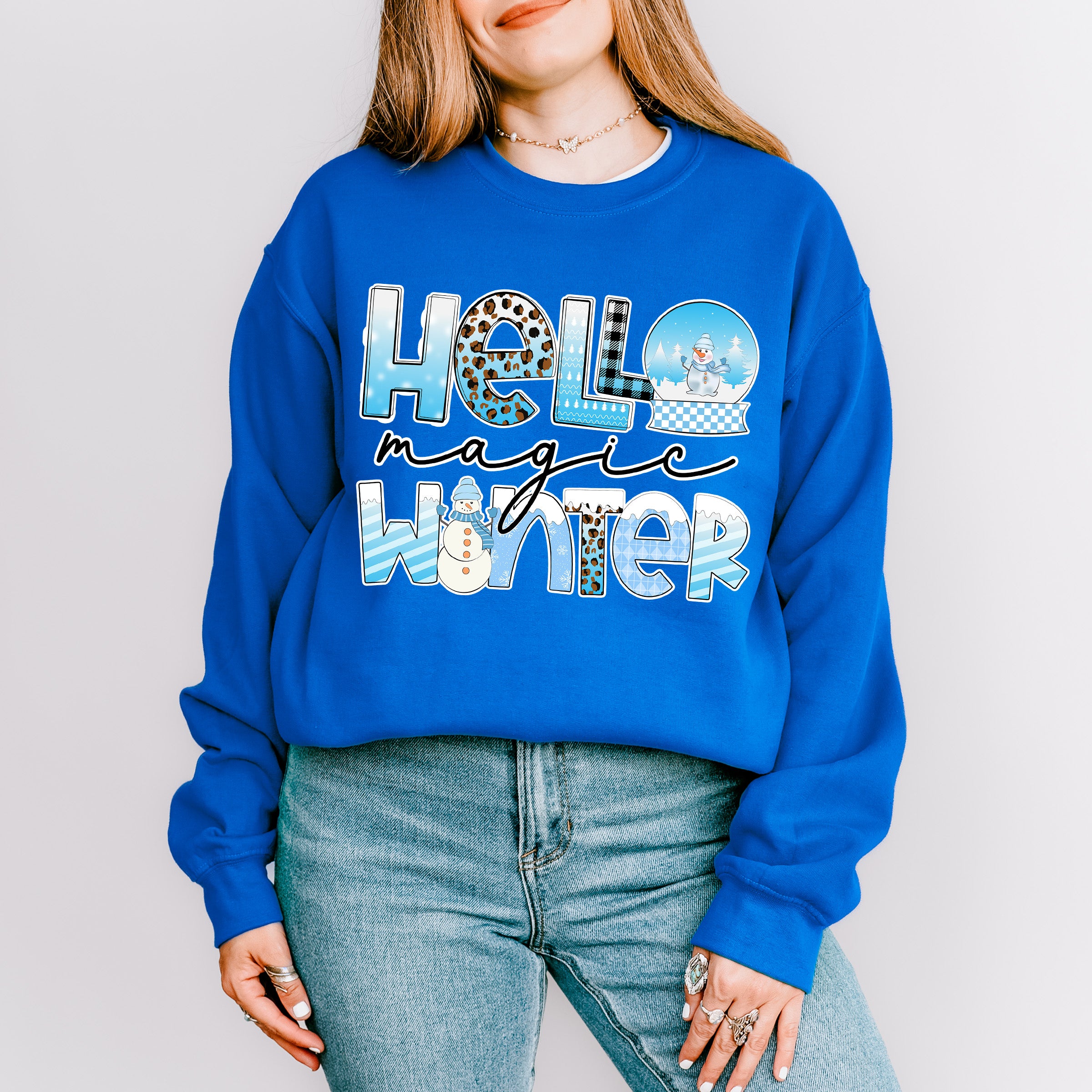Hello Magic Winter - Winter Unisex Crewneck T-Shirt Sweatshirt Hoodie