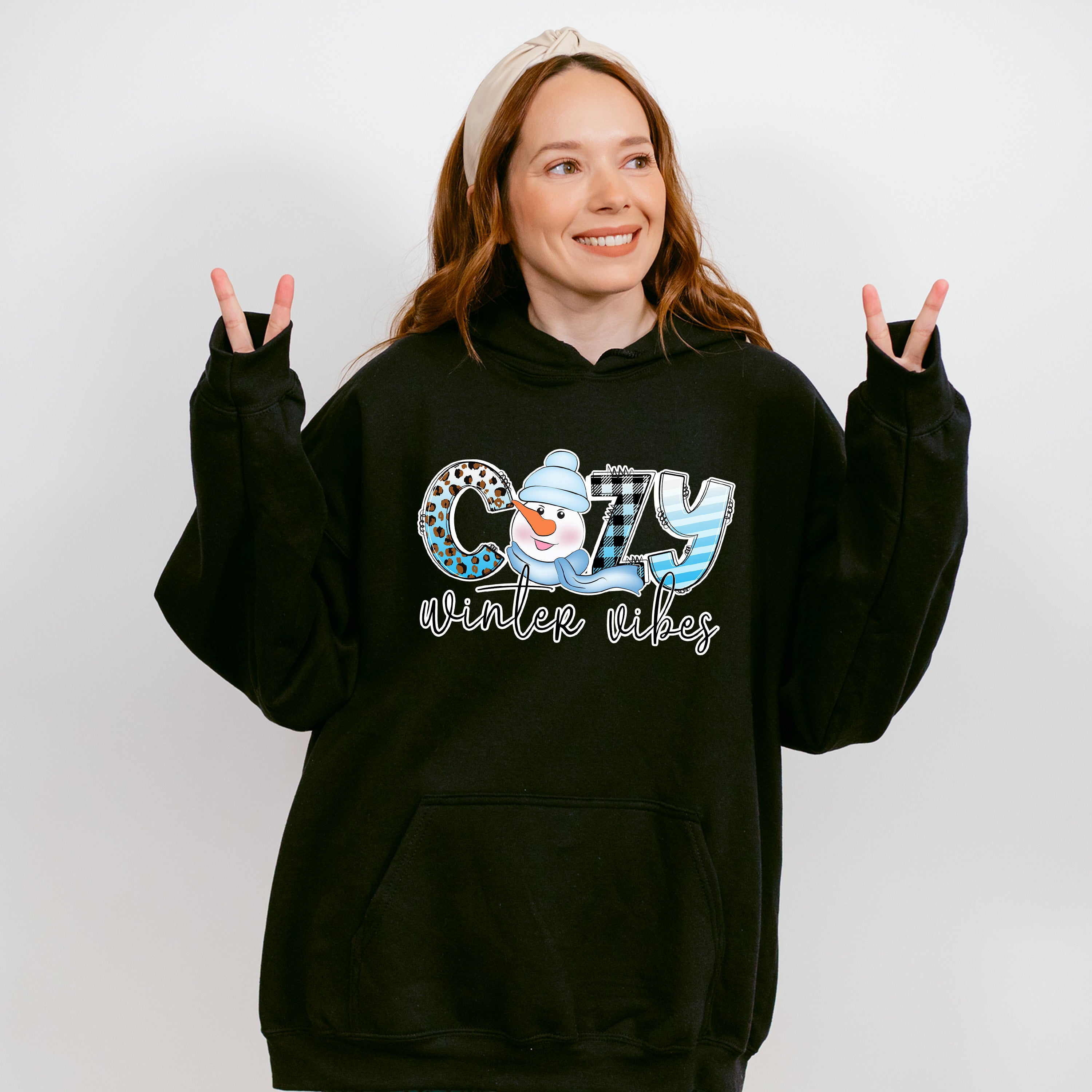 Cozy Winter Vibes - Winter Unisex Crewneck T-Shirt Sweatshirt Hoodie
