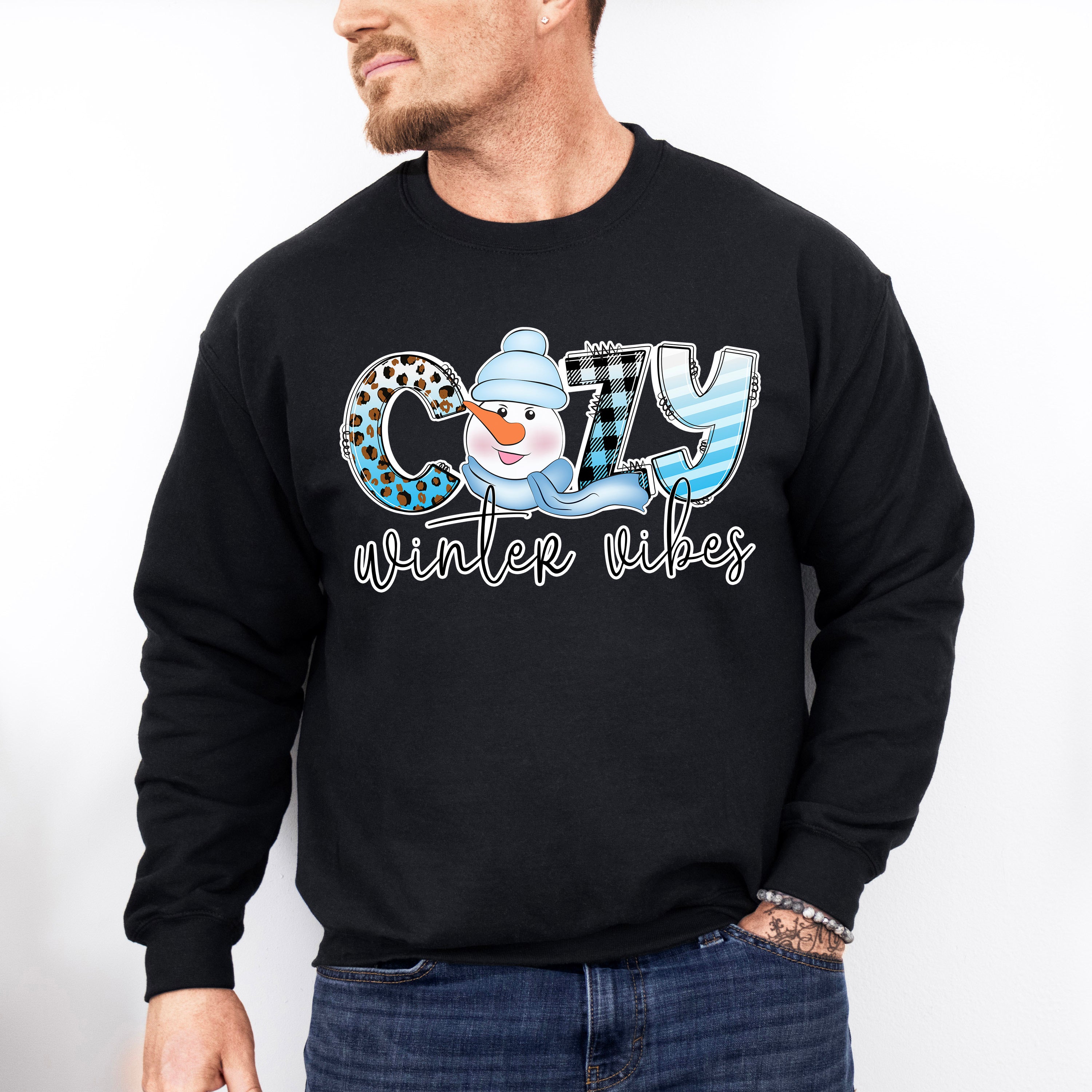 Cozy Winter Vibes - Winter Unisex Crewneck T-Shirt Sweatshirt Hoodie