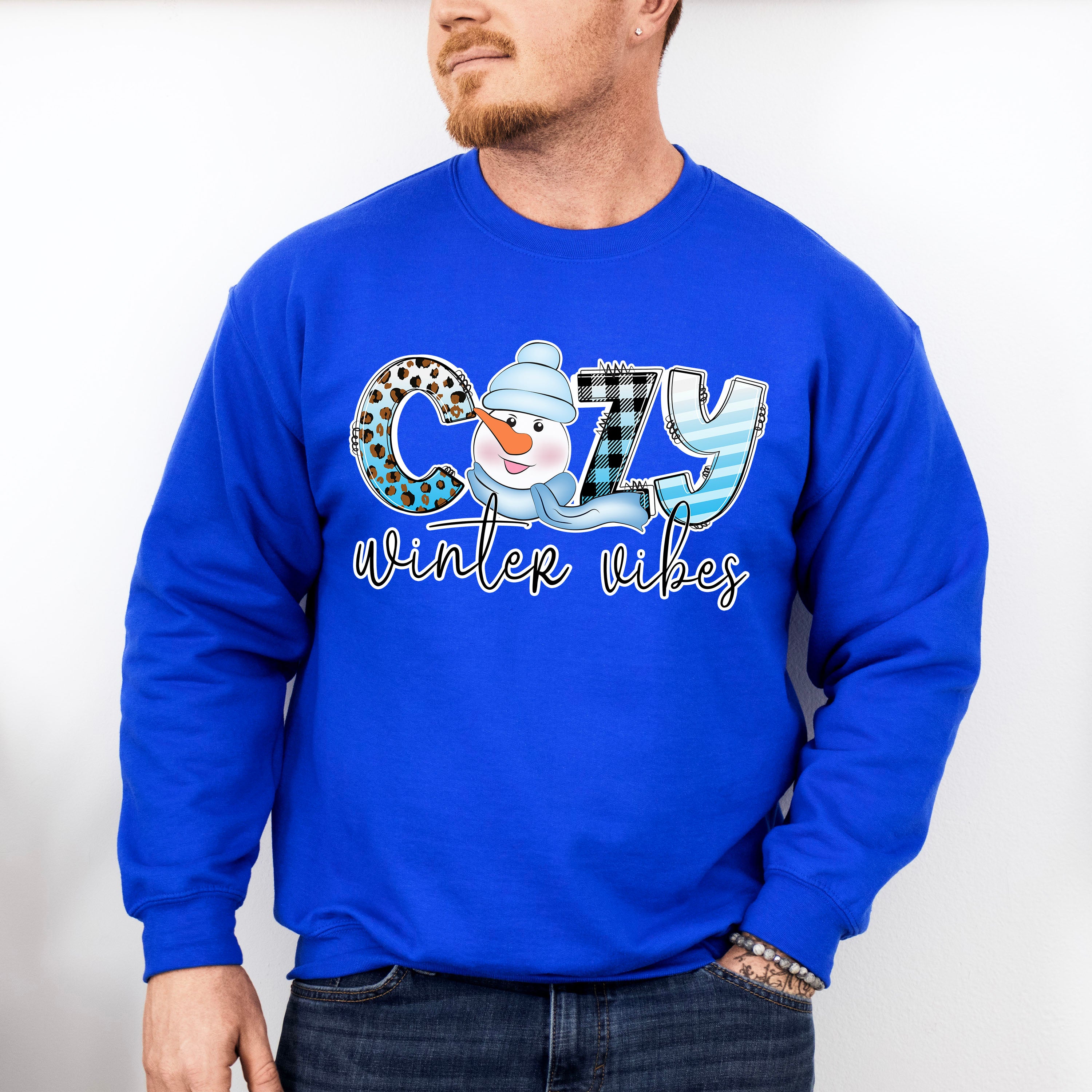 Cozy Winter Vibes - Winter Unisex Crewneck T-Shirt Sweatshirt Hoodie