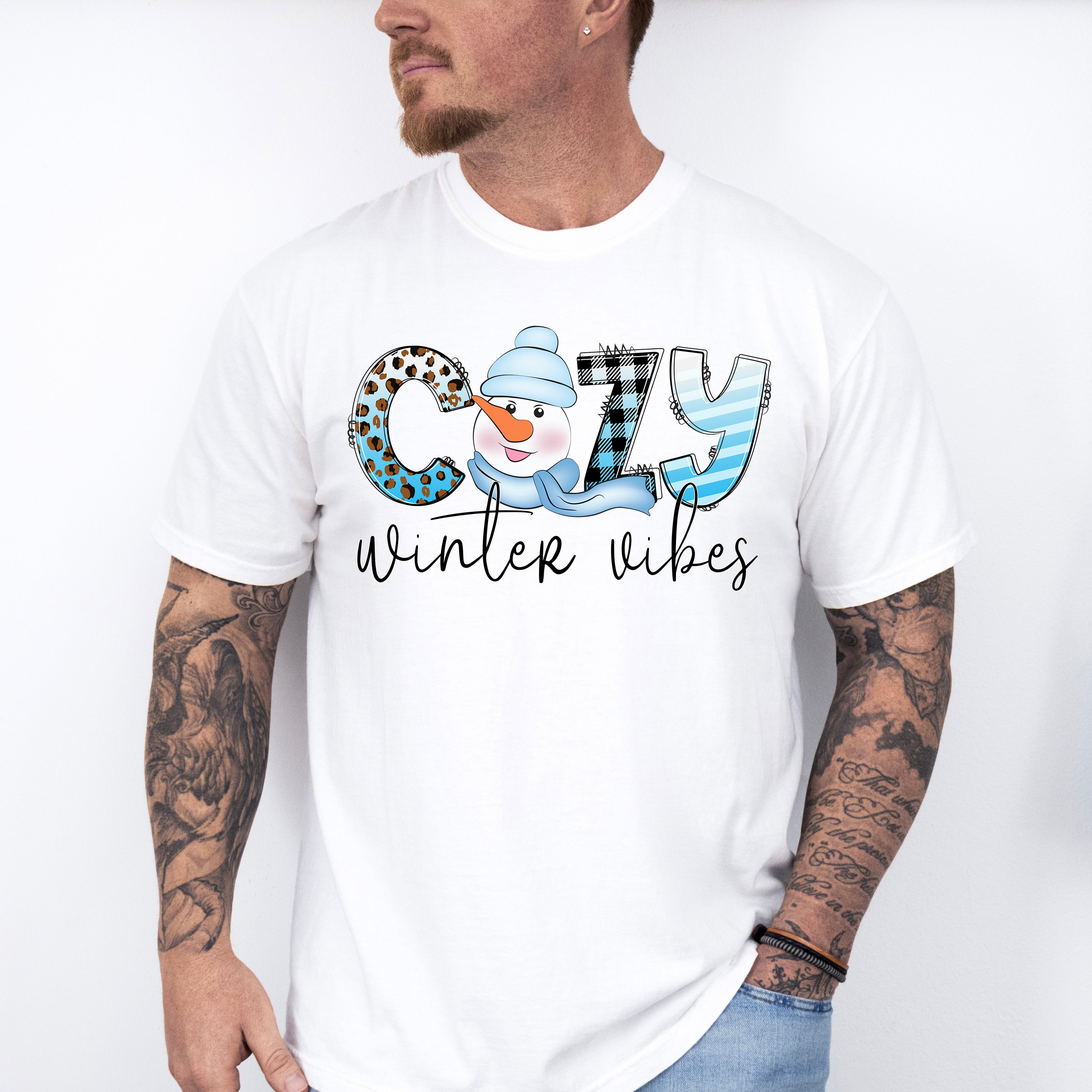 Cozy Winter Vibes - Winter Unisex Crewneck T-Shirt Sweatshirt Hoodie