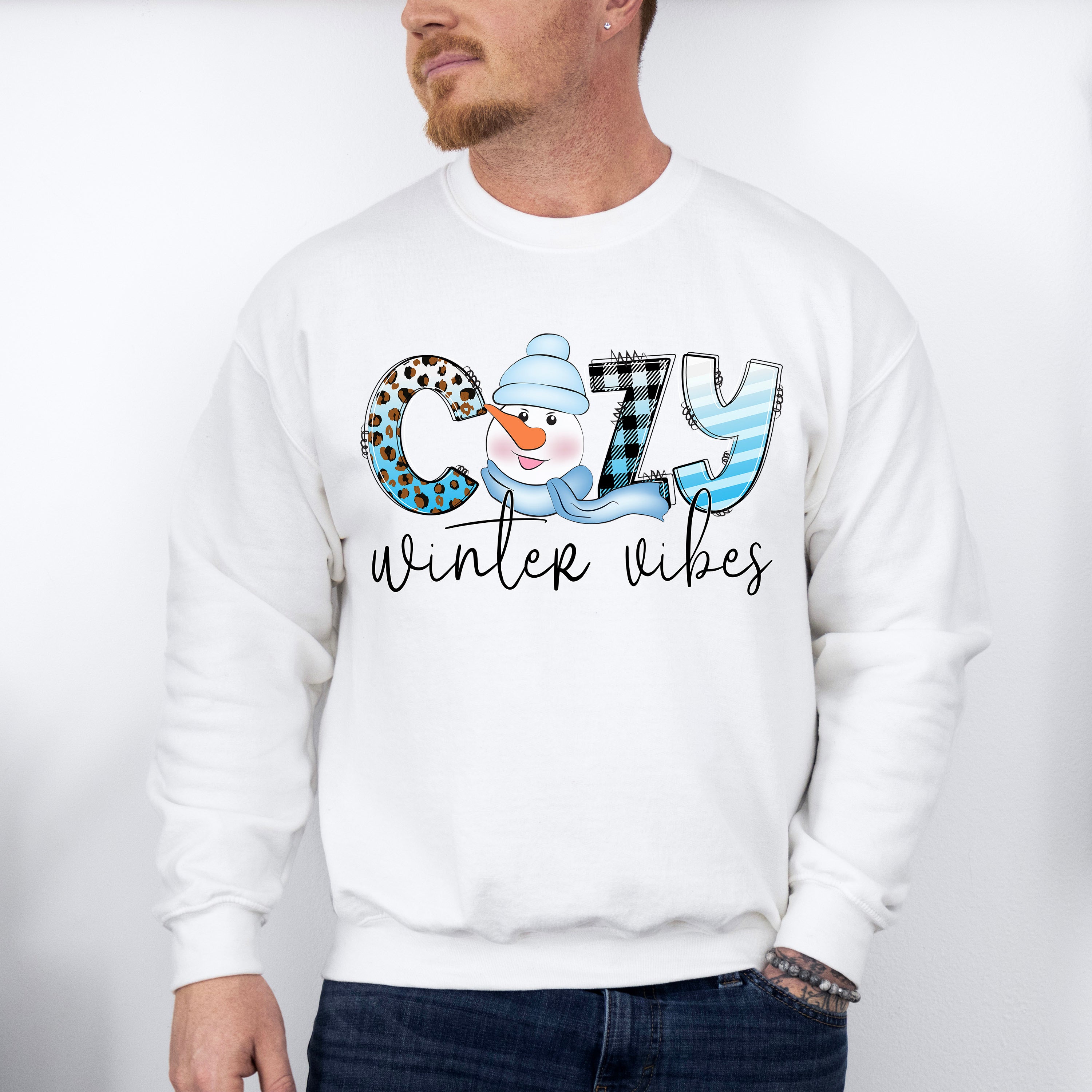 Cozy Winter Vibes - Winter Unisex Crewneck T-Shirt Sweatshirt Hoodie